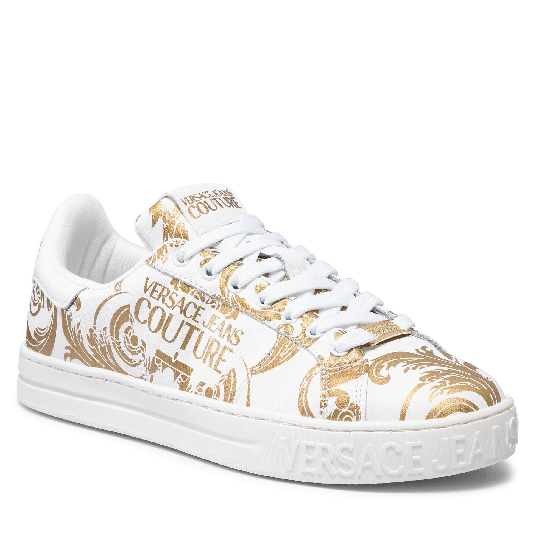 Versace Jeans Couture Sneakersy 71YA3SK4 Bílá - Pepit.cz