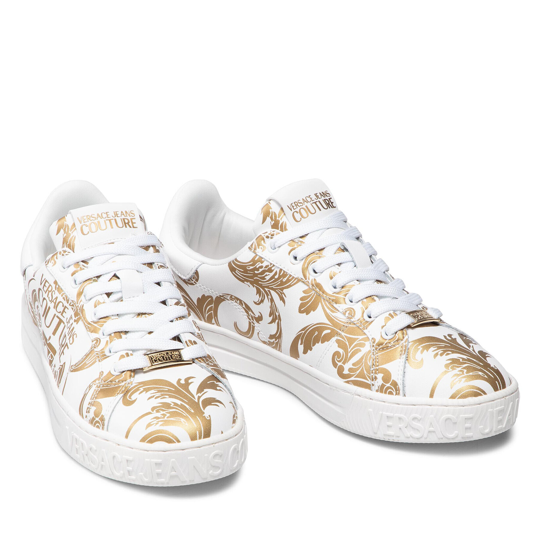 Versace Jeans Couture Sneakersy 71YA3SK4 Bílá - Pepit.cz