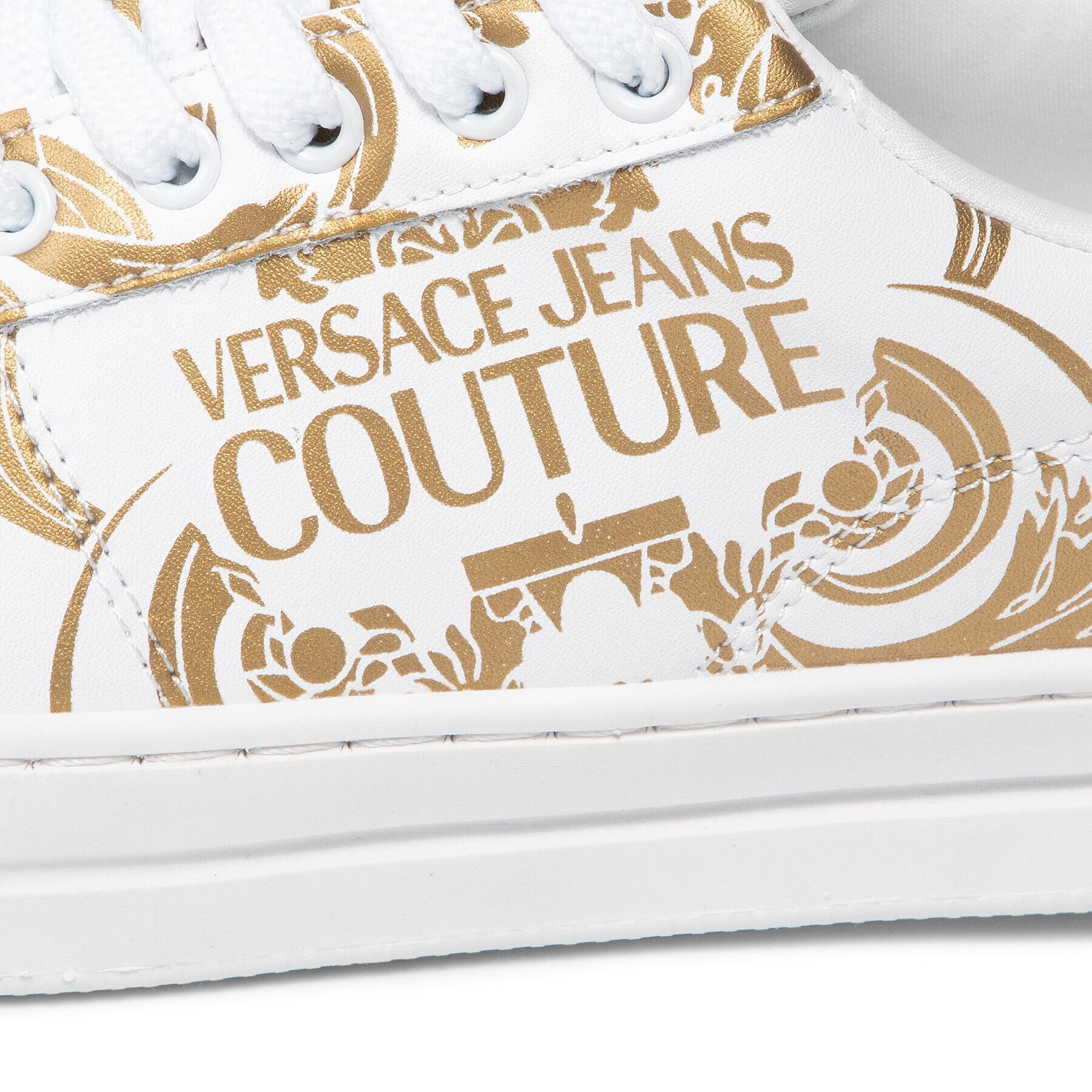 Versace Jeans Couture Sneakersy 71YA3SK4 Bílá - Pepit.cz