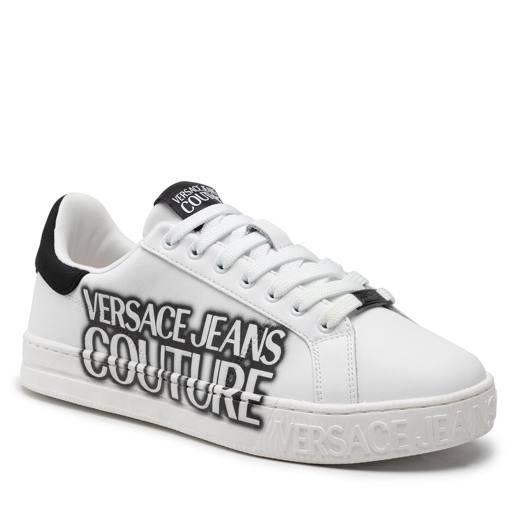 Versace Jeans Couture Sneakersy 71YA3SKD Bílá - Pepit.cz