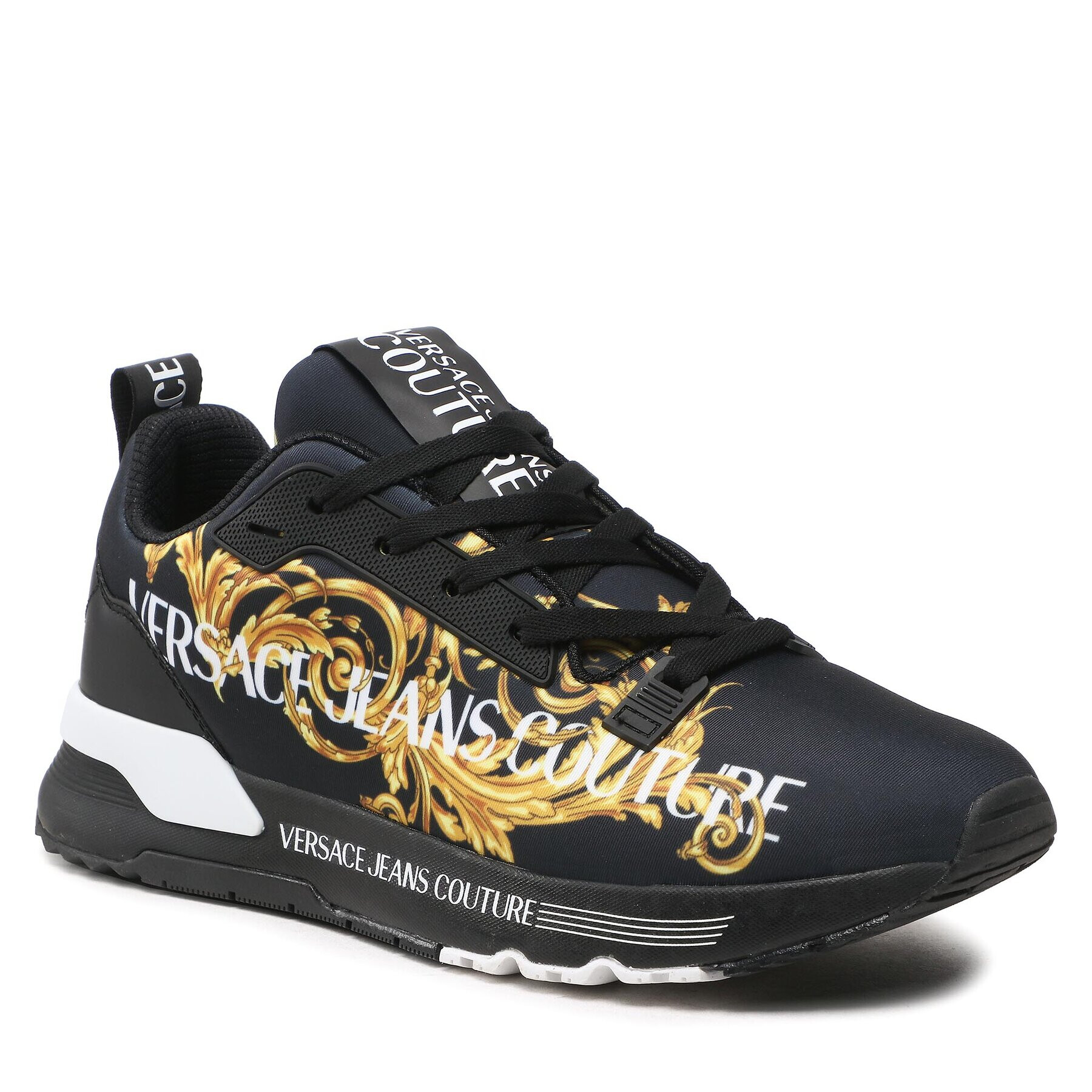 Versace Jeans Couture Sneakersy 73YA3SAA ZS457 Černá - Pepit.cz