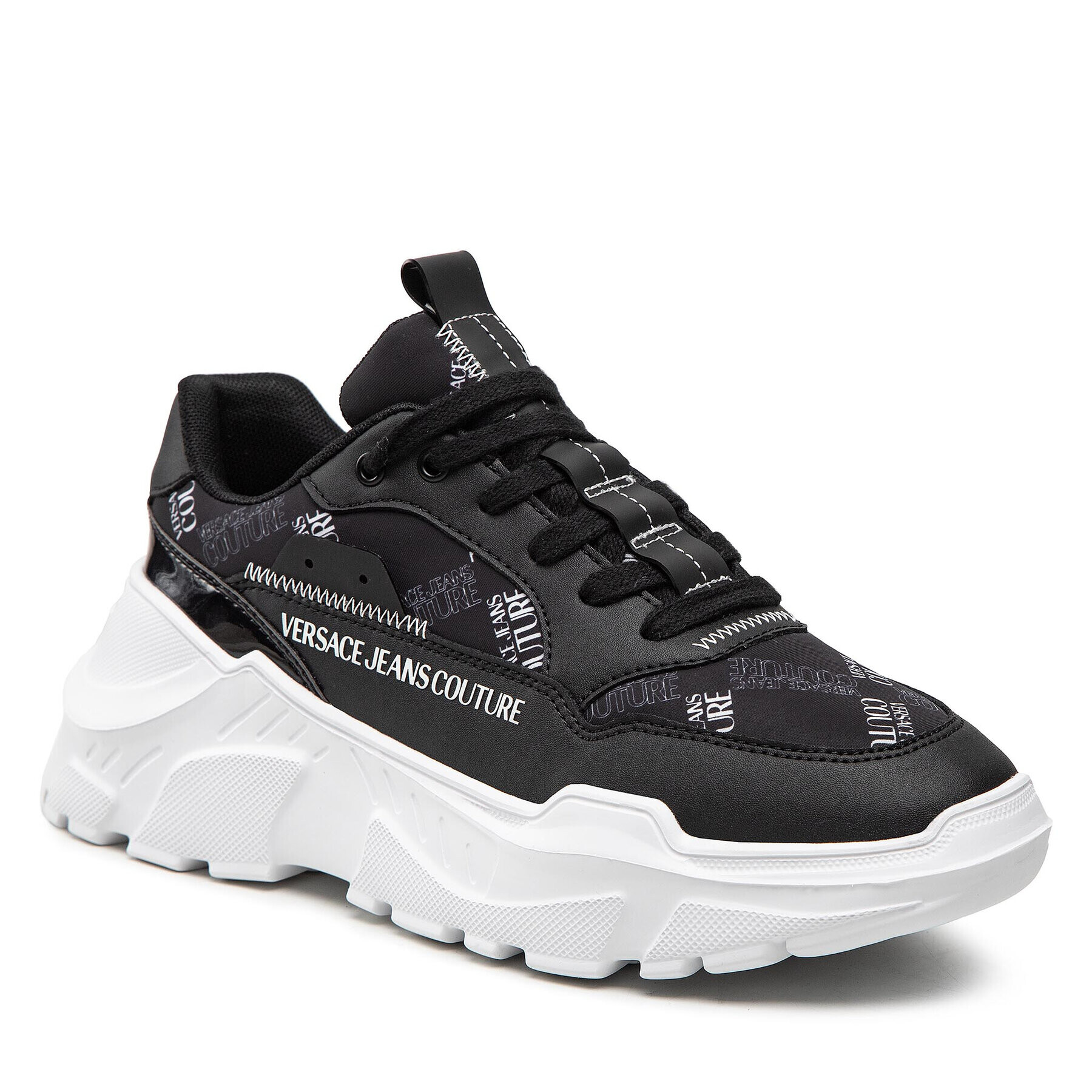 Versace Jeans Couture Sneakersy 73YA3SCA Černá - Pepit.cz