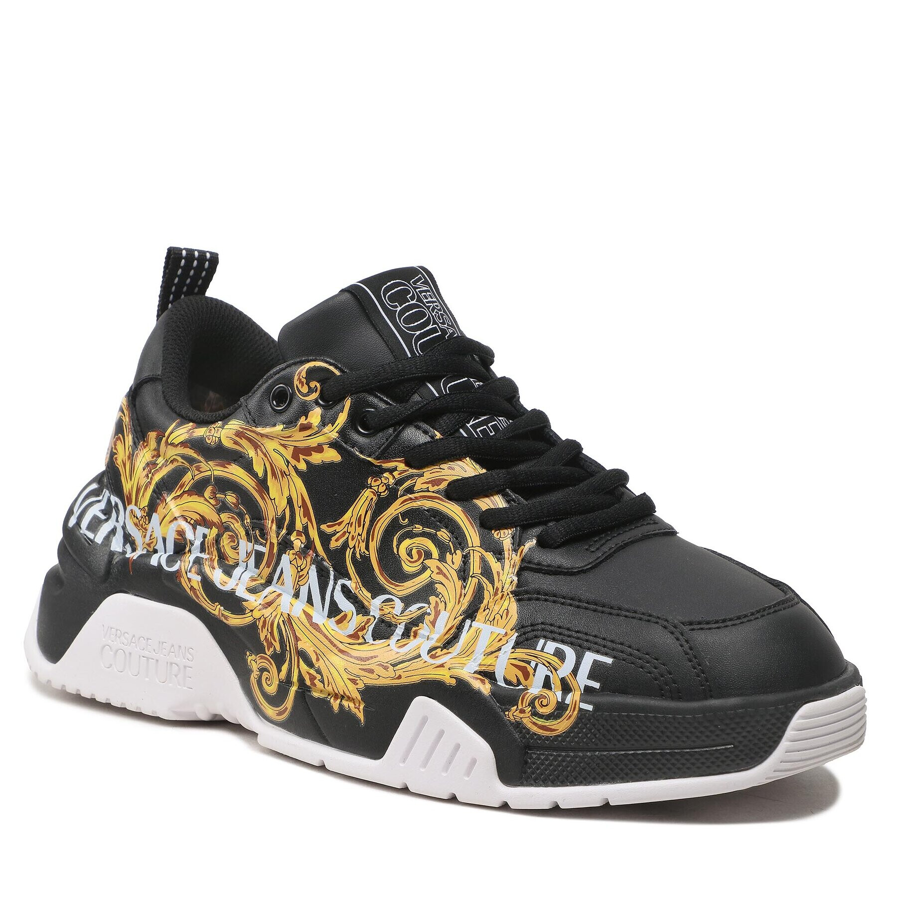 Versace Jeans Couture Sneakersy 73YA3SF6 Černá - Pepit.cz