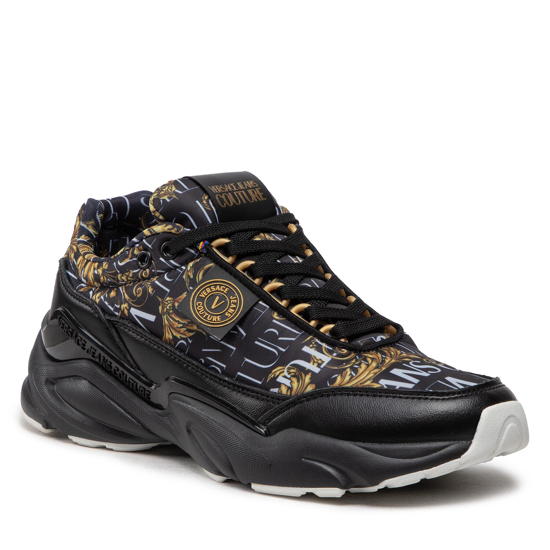 Versace Jeans Couture Sneakersy 73YA3SW2 Černá - Pepit.cz