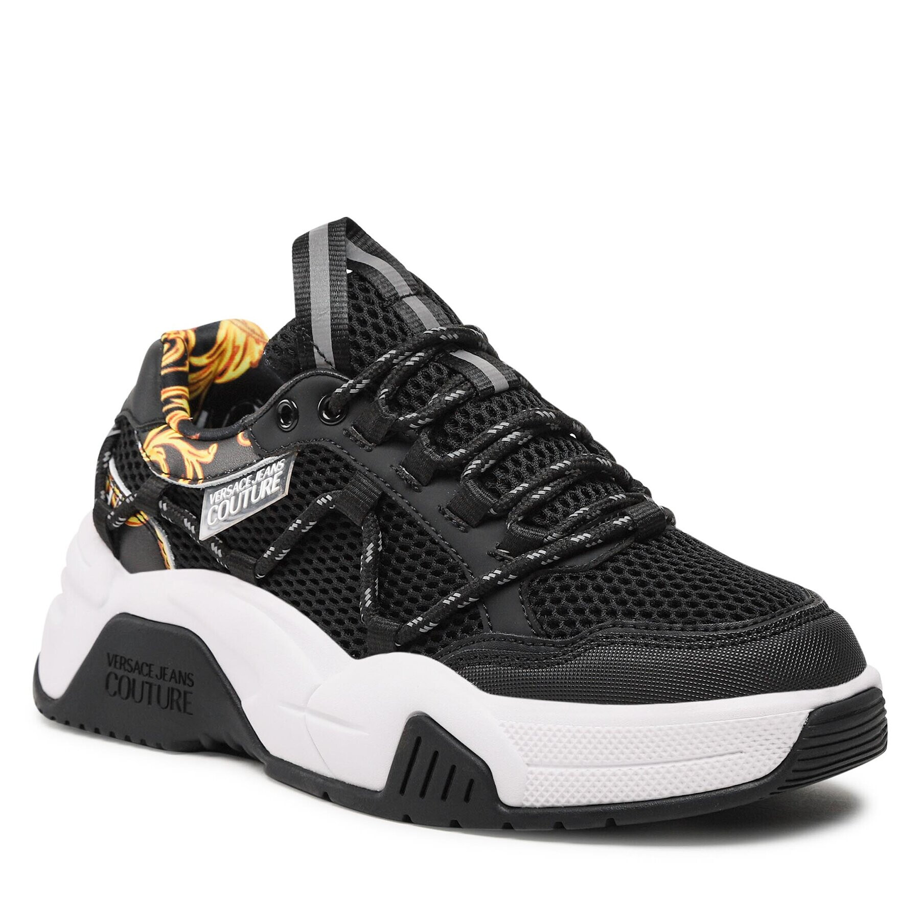 Versace Jeans Couture Sneakersy 74VA3SF1 Černá - Pepit.cz