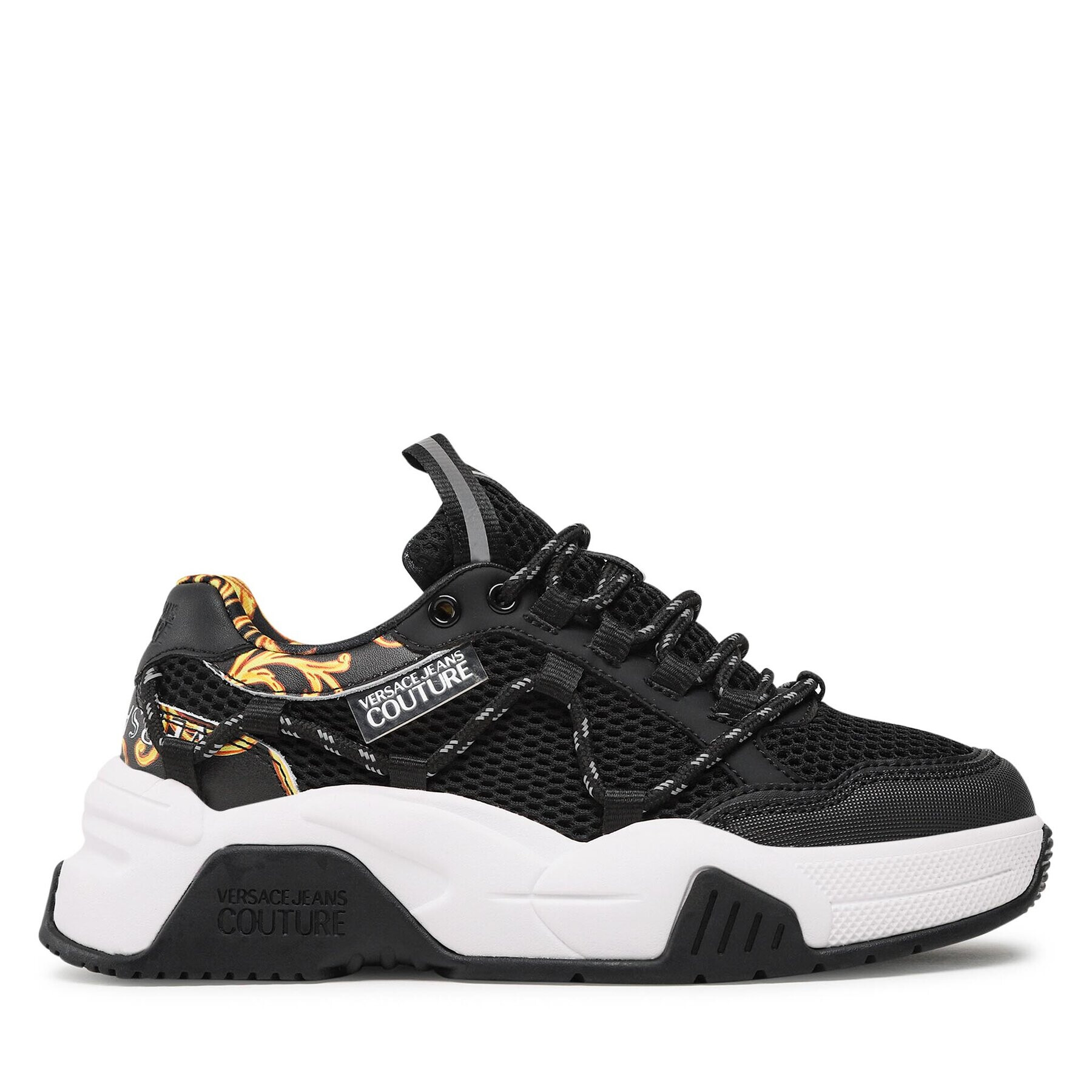 Versace Jeans Couture Sneakersy 74VA3SF1 Černá - Pepit.cz