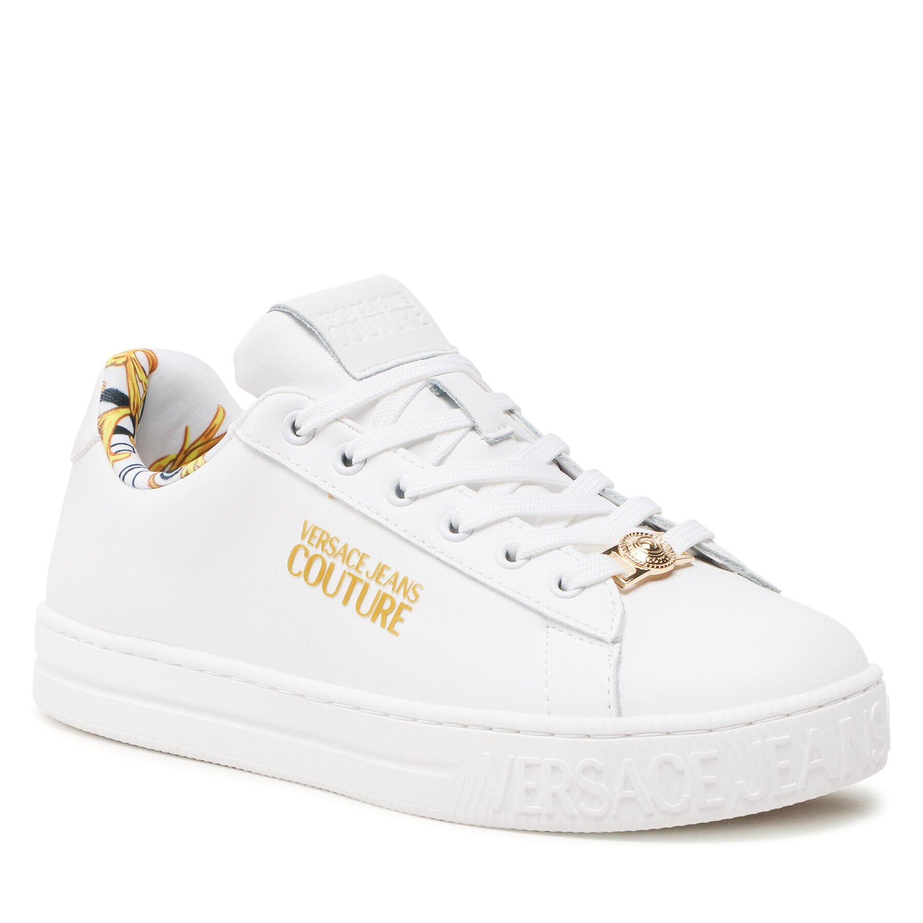 Versace Jeans Couture Sneakersy 74VA3SKL Bílá - Pepit.cz