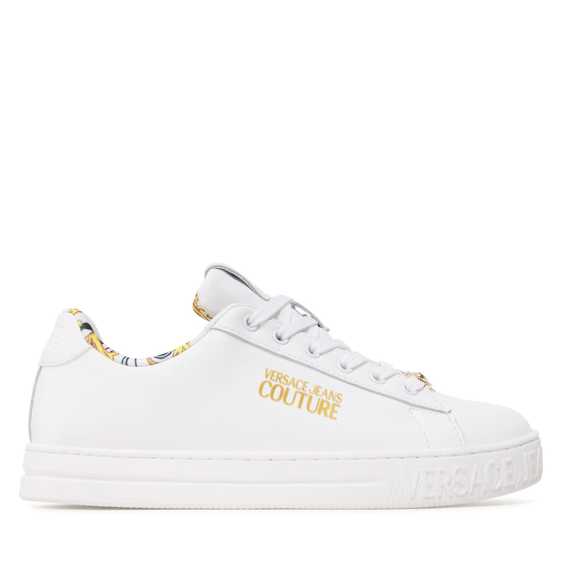 Versace Jeans Couture Sneakersy 74VA3SKL Bílá - Pepit.cz