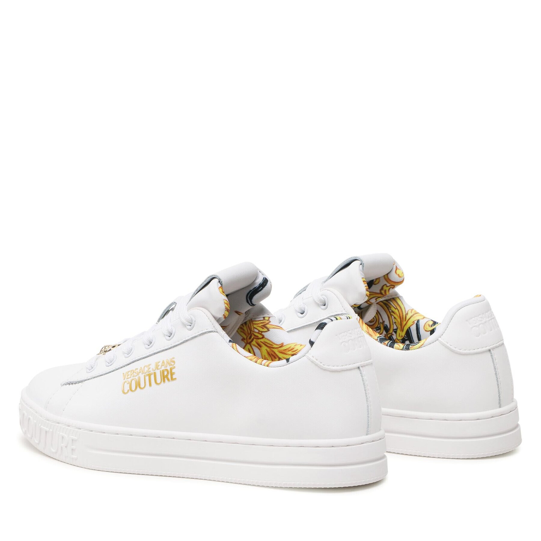 Versace Jeans Couture Sneakersy 74VA3SKL Bílá - Pepit.cz