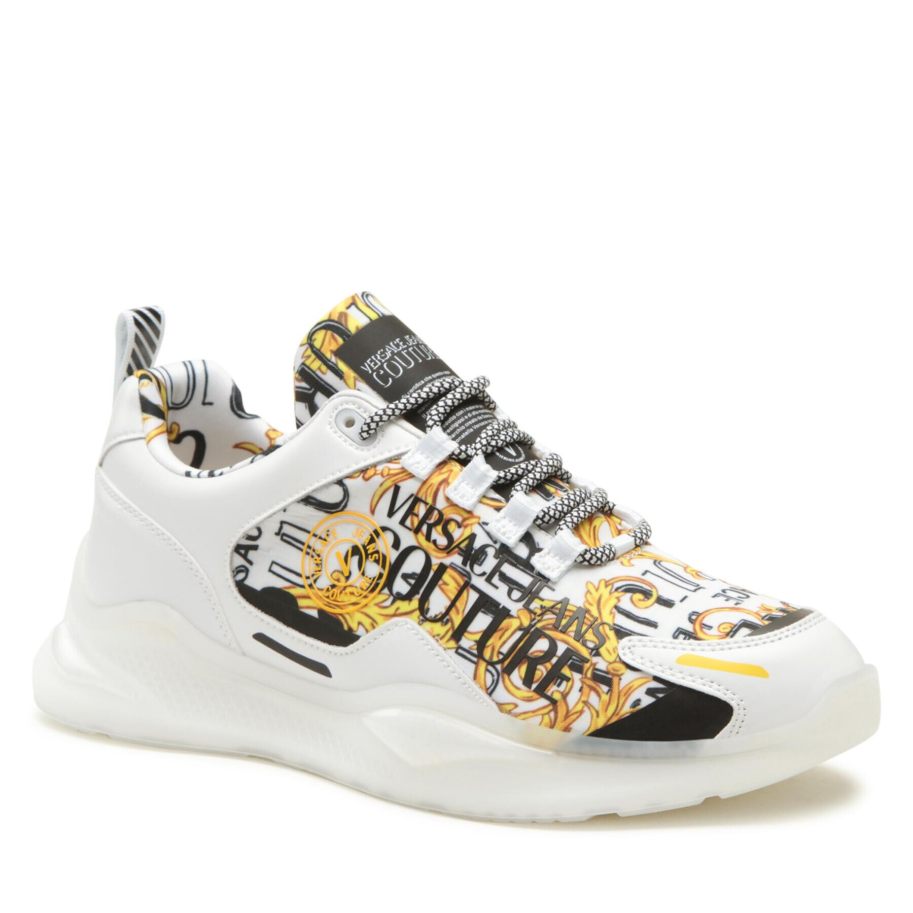 Versace Jeans Couture Sneakersy 74YA3S1B Bílá - Pepit.cz