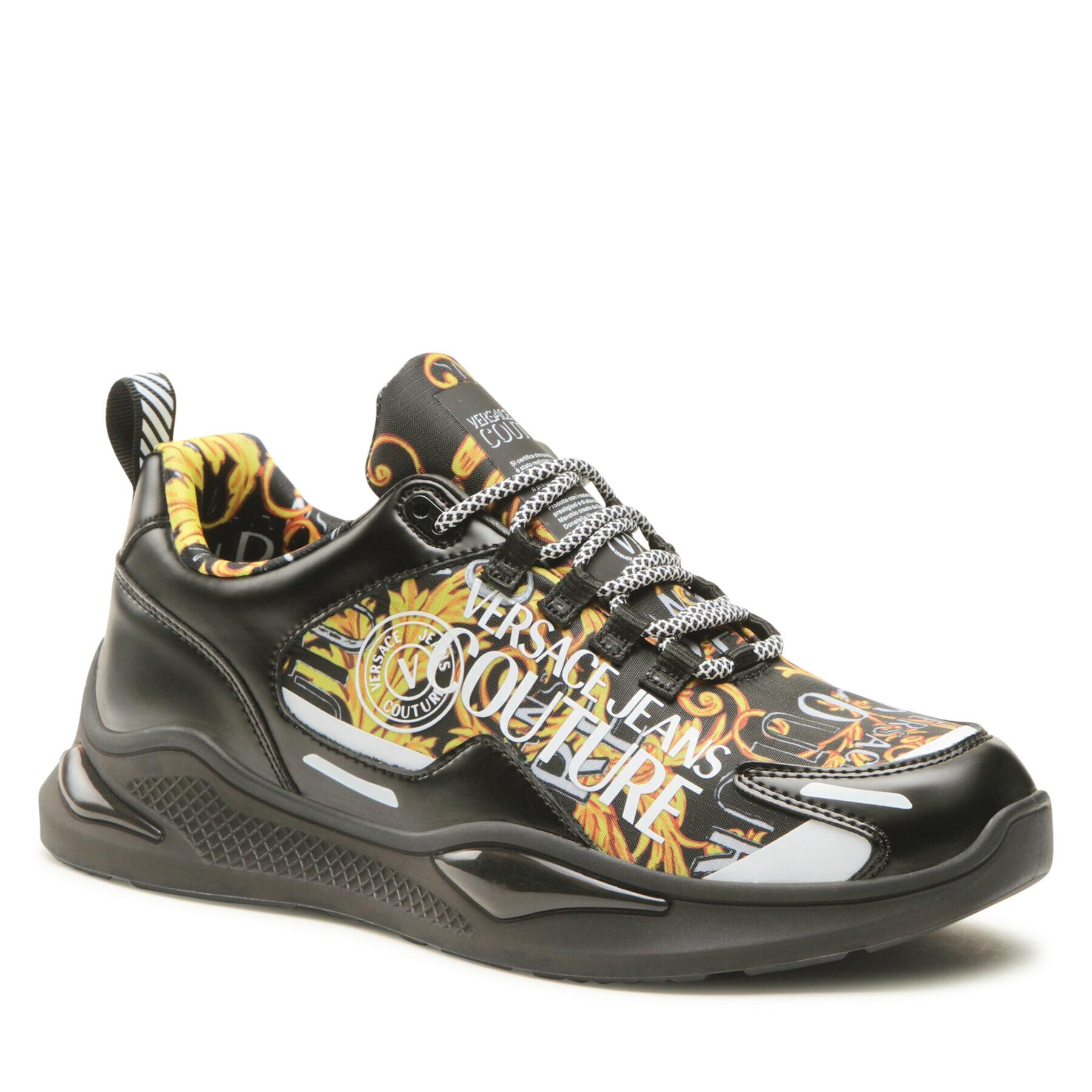 Versace Jeans Couture Sneakersy 74YA3S1B Černá - Pepit.cz