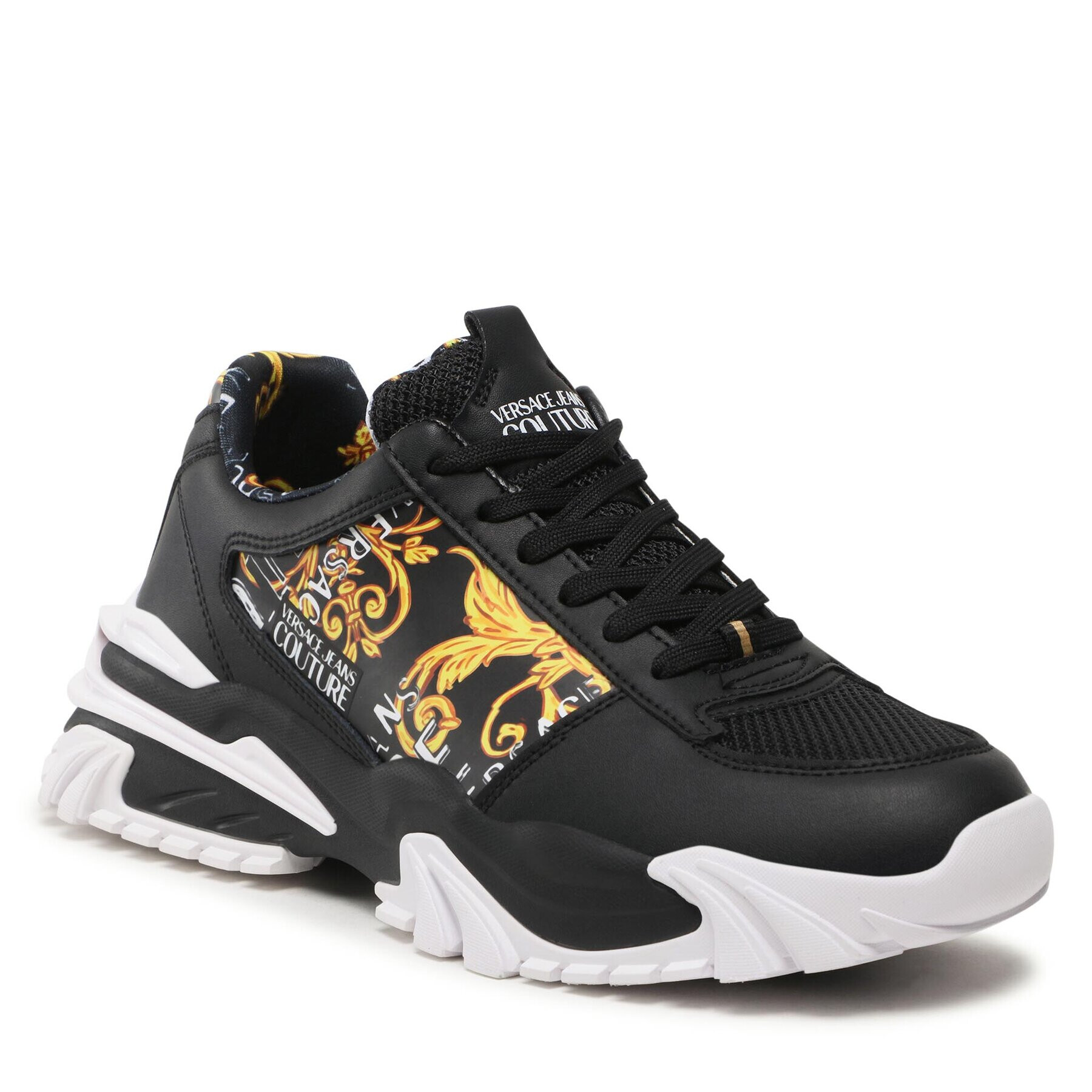 Versace Jeans Couture Sneakersy 74YA3SI9 Černá - Pepit.cz