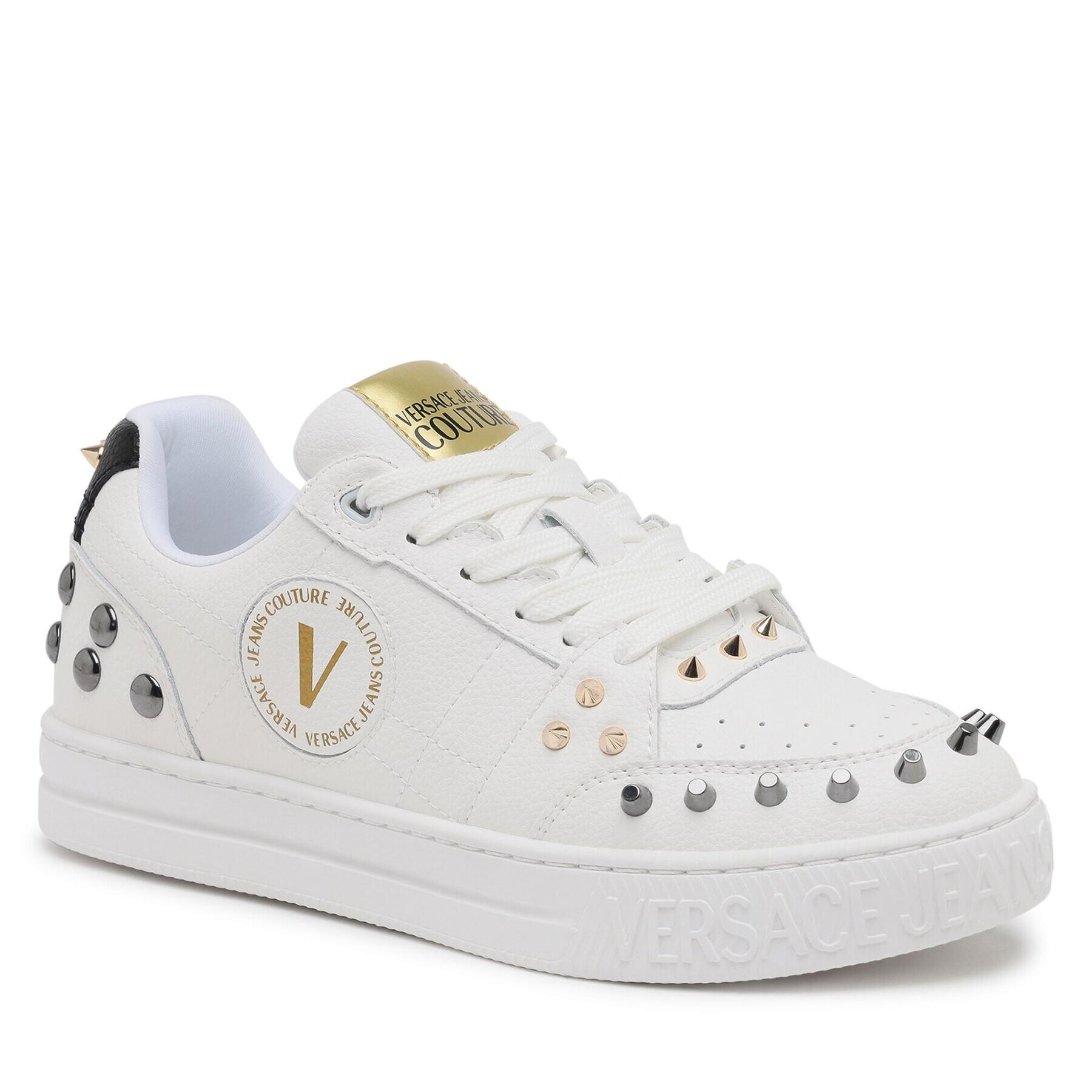 Versace Jeans Couture Sneakersy 75VA3SKC Bílá - Pepit.cz