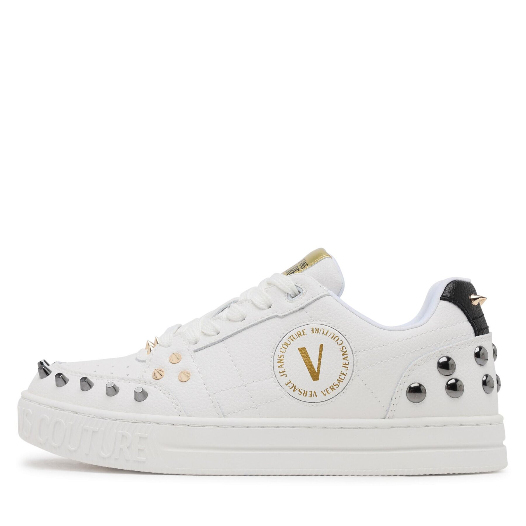 Versace Jeans Couture Sneakersy 75VA3SKC Bílá - Pepit.cz