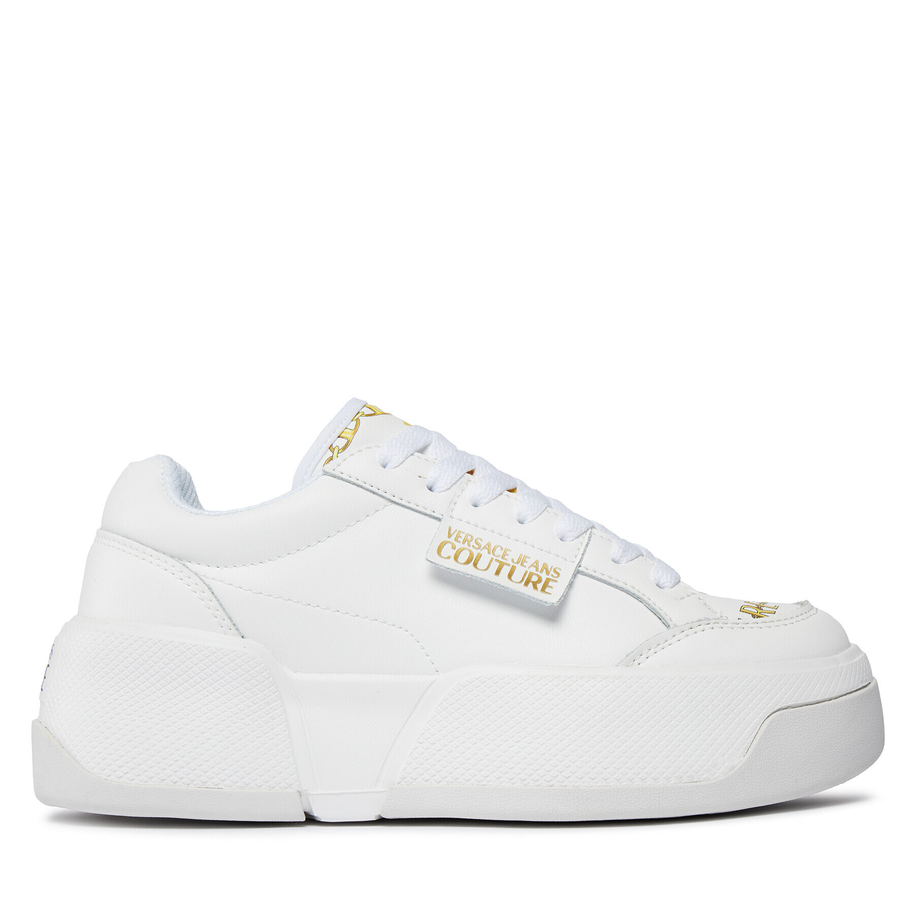 Versace Jeans Couture Sneakersy 75VA3ST2 Bílá - Pepit.cz