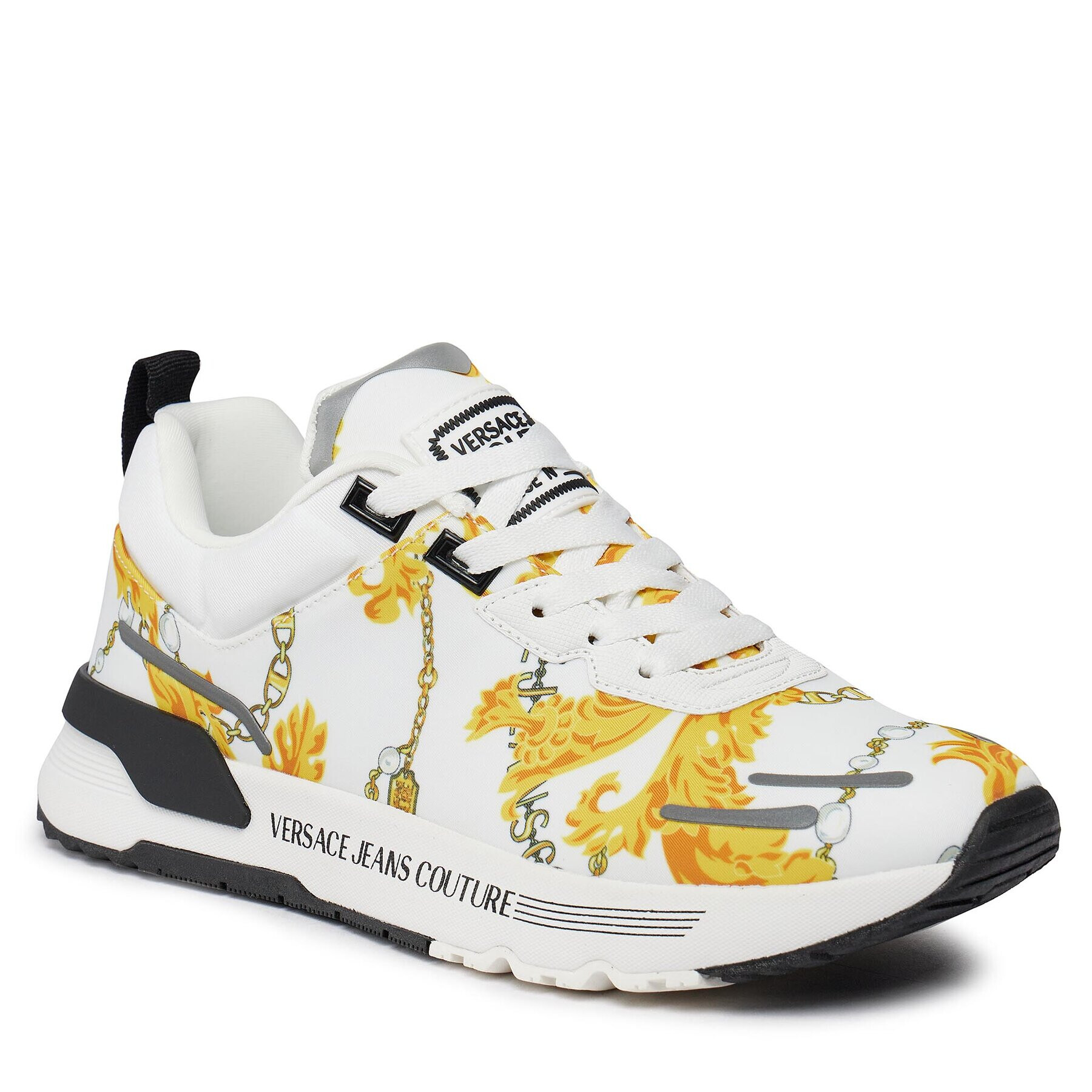 Versace Jeans Couture Sneakersy 75YA3SA1 Bílá - Pepit.cz