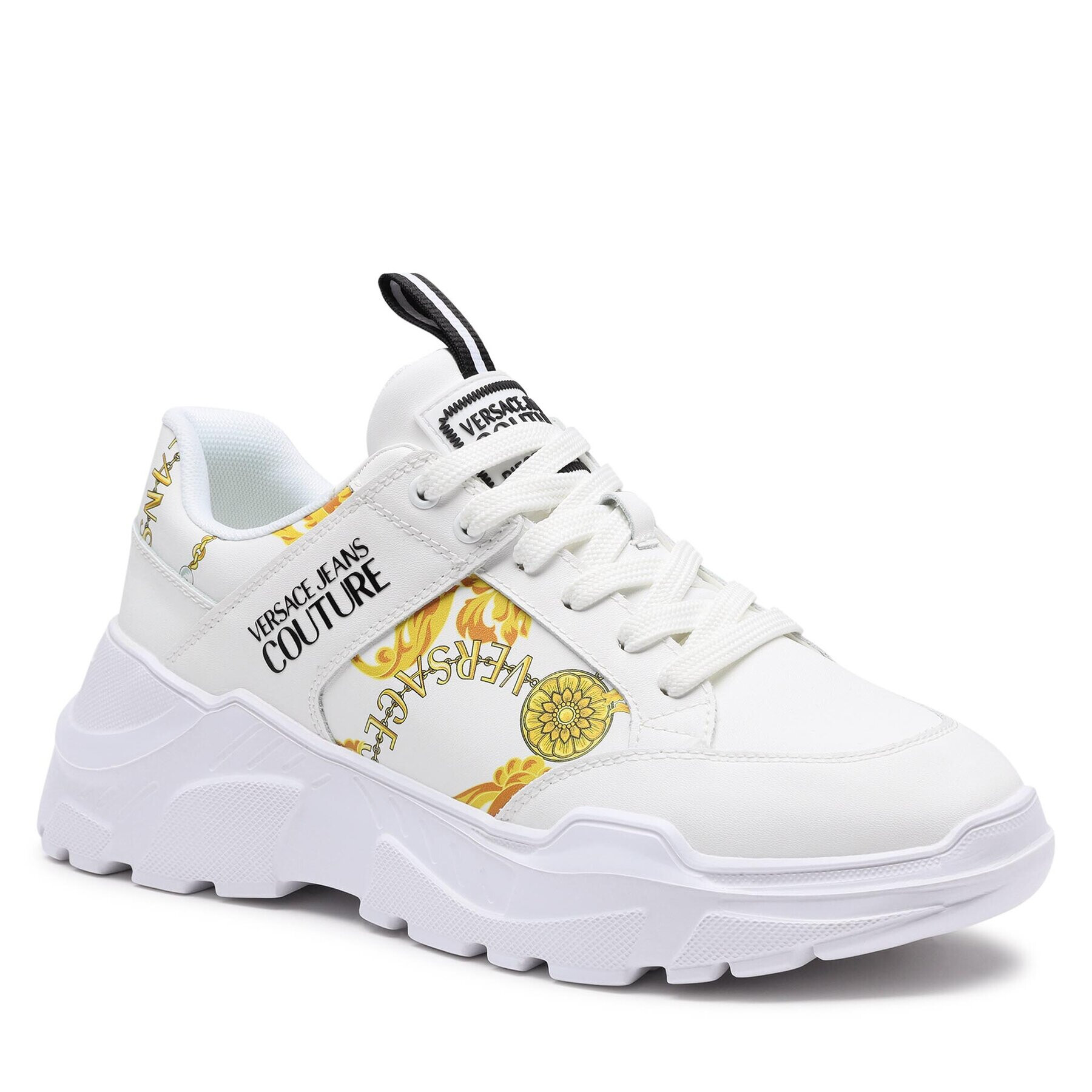 Versace Jeans Couture Sneakersy 75YA3SC2 Bílá - Pepit.cz