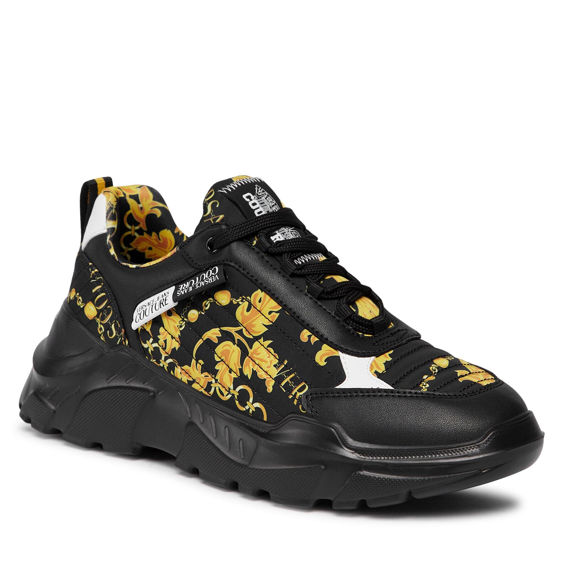 Versace Jeans Couture Sneakersy 75YA3SC7 Černá - Pepit.cz