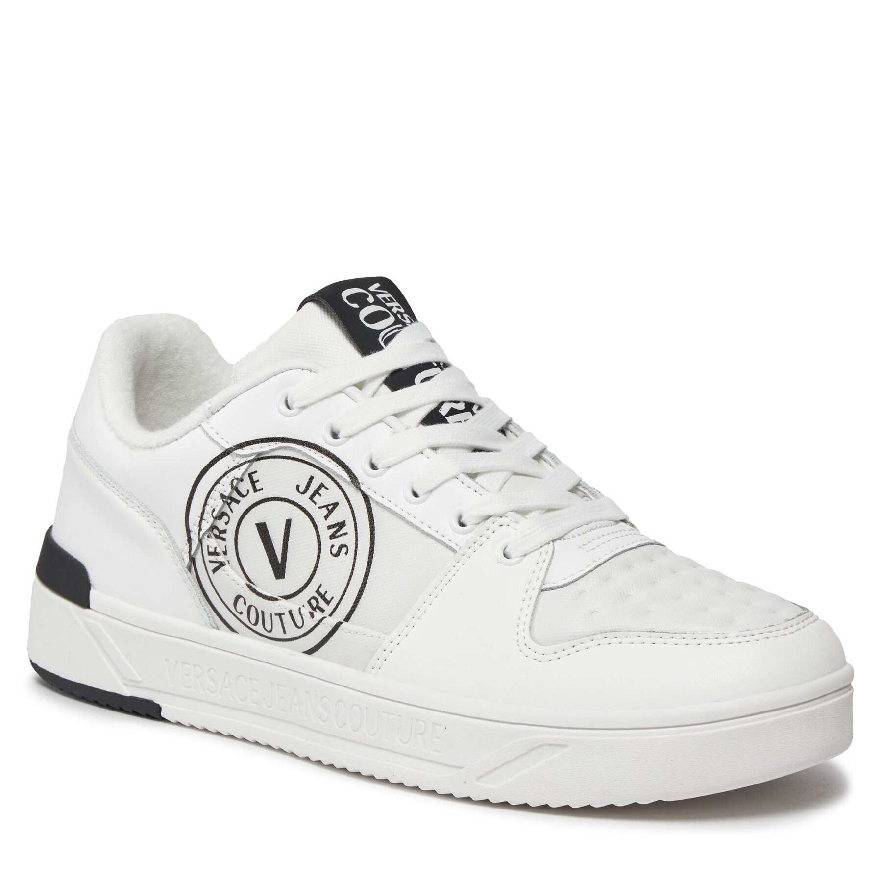 Versace Jeans Couture Sneakersy 75YA3SJ1 Bílá - Pepit.cz