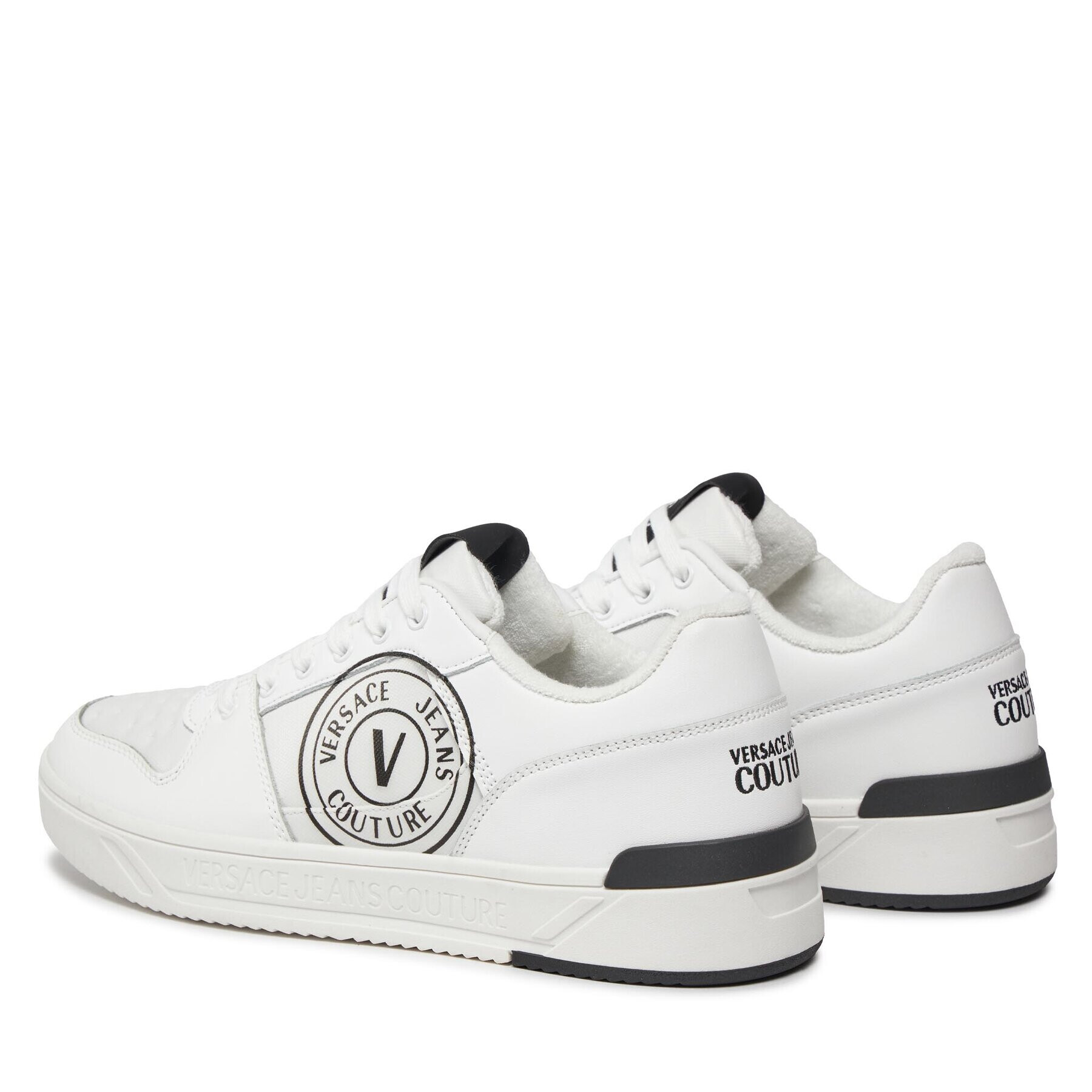 Versace Jeans Couture Sneakersy 75YA3SJ1 Bílá - Pepit.cz