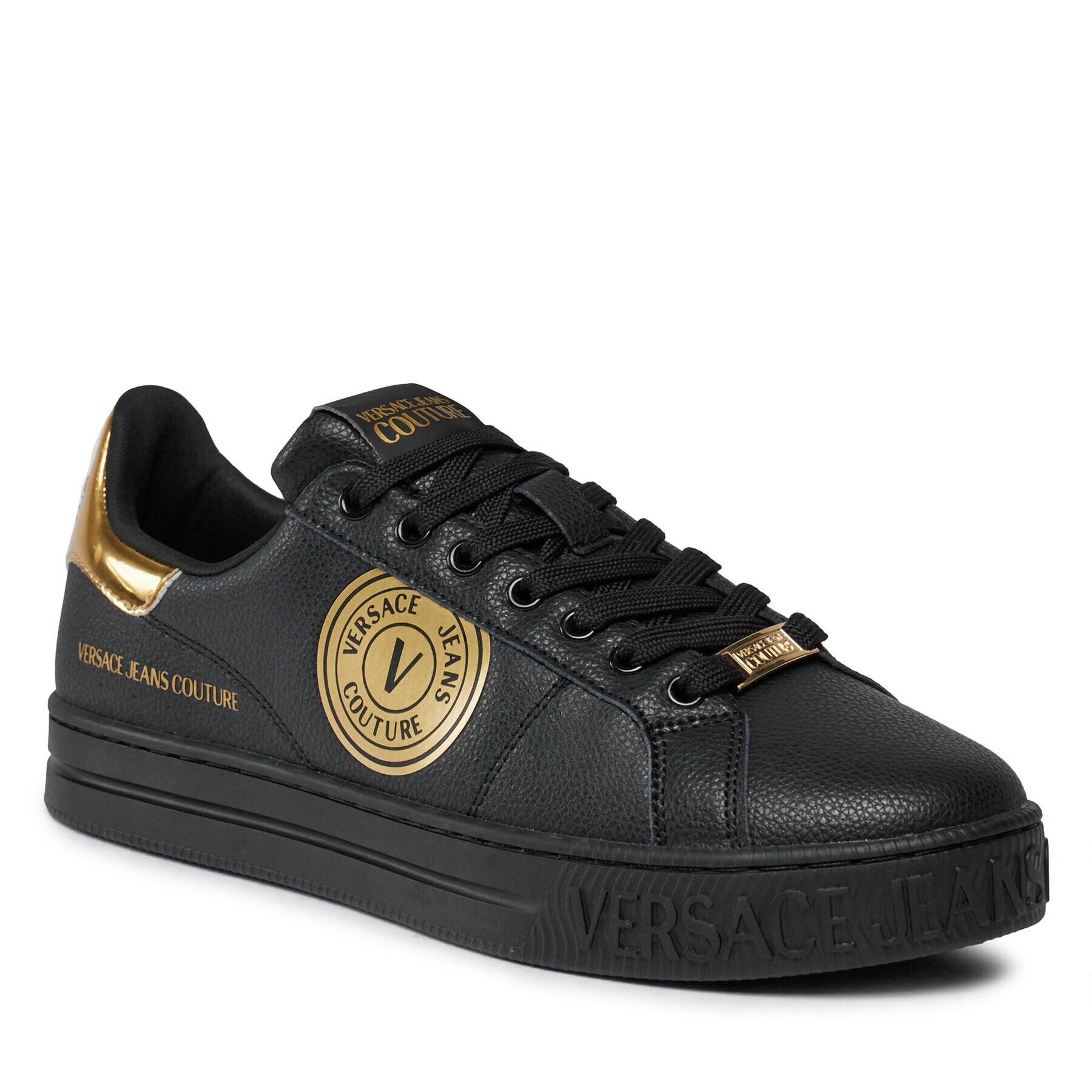 Versace Jeans Couture Sneakersy 75YA3SK1 Černá - Pepit.cz