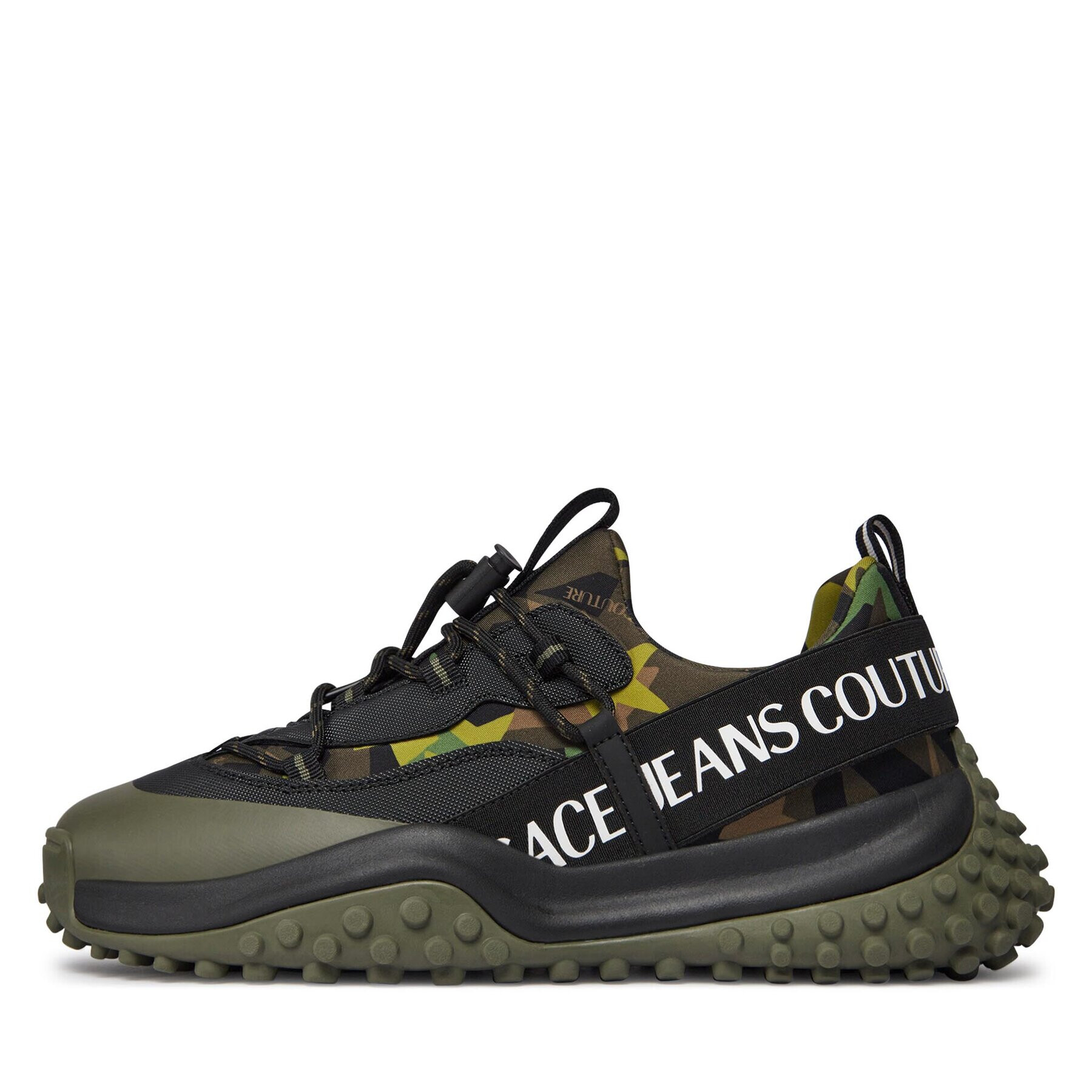 Versace Jeans Couture Sneakersy 75YA3SN2 Khaki - Pepit.cz