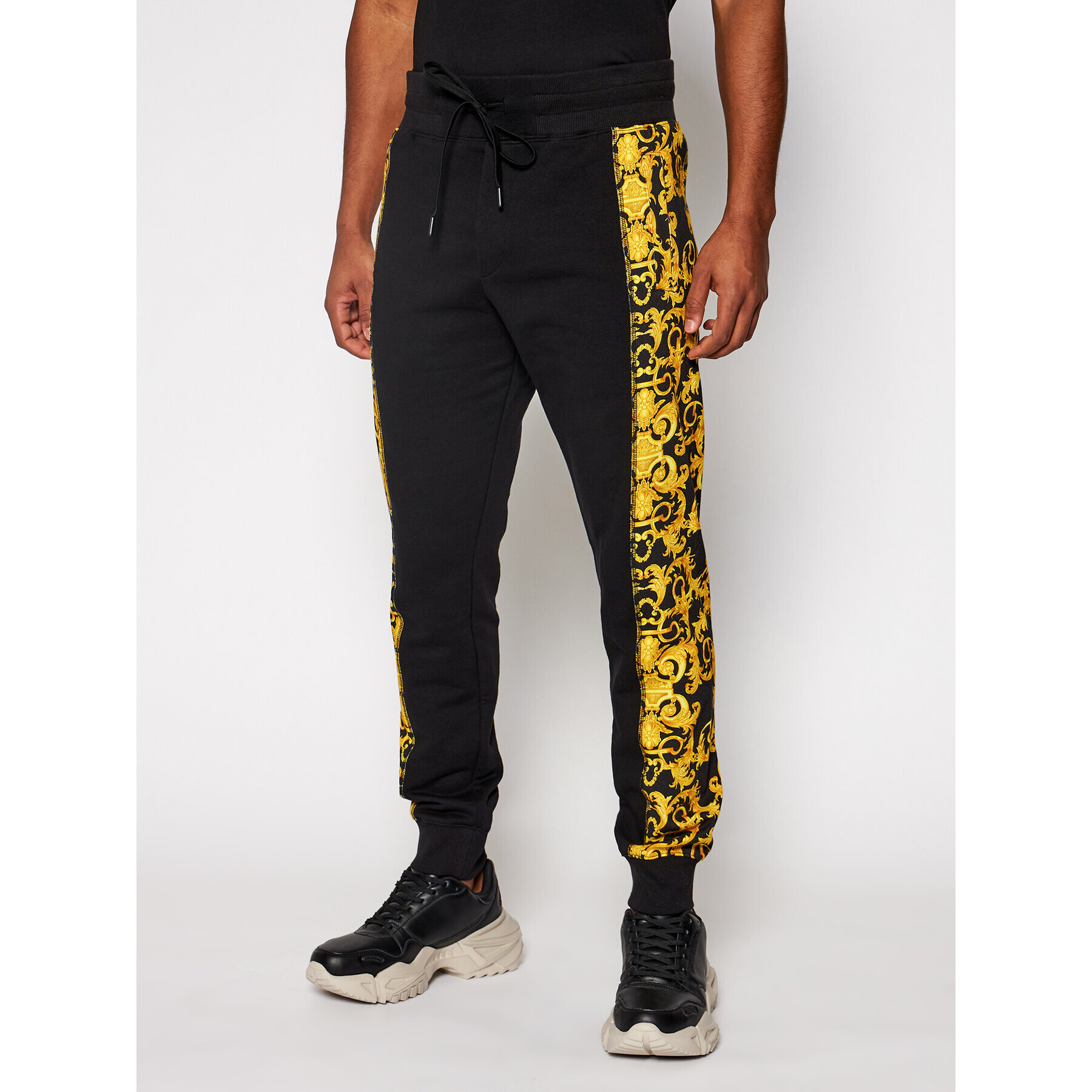 Versace Jeans Couture Teplákové kalhoty A2GWA1F9 Černá Regular Fit - Pepit.cz