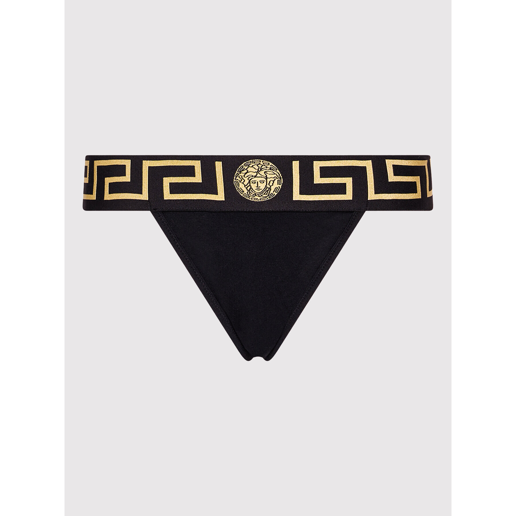 Versace Kalhotky string Donna AUD01042 Černá - Pepit.cz