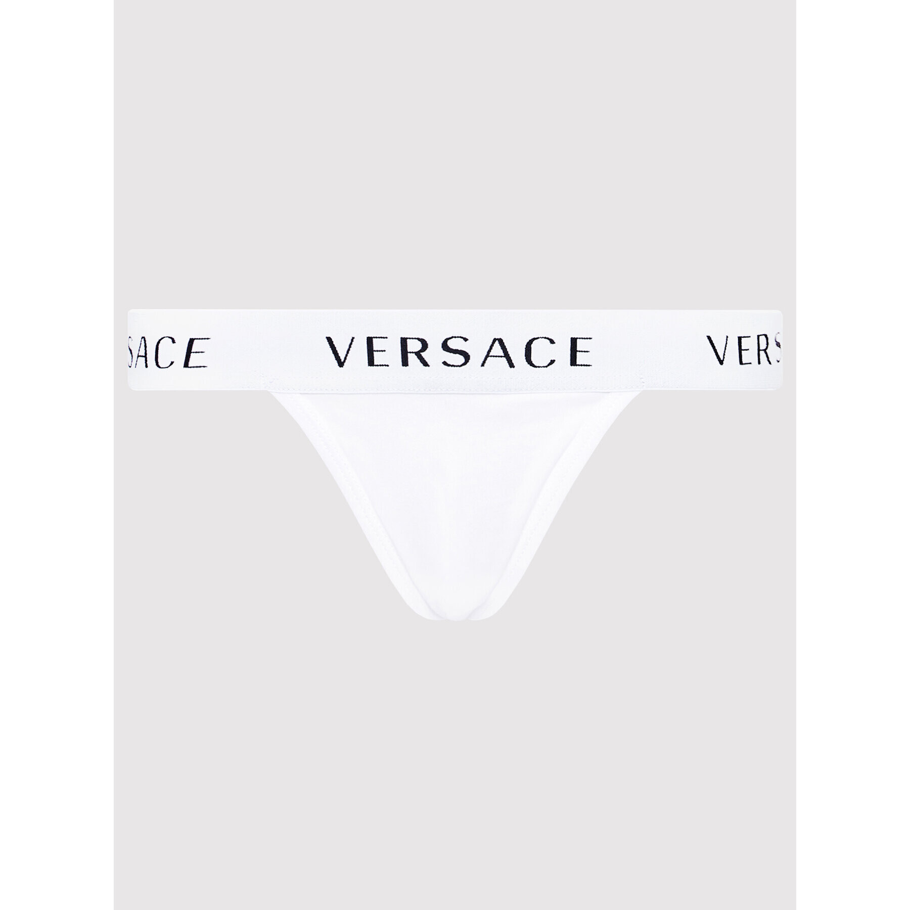 Versace Kalhotky string Donna AUD04070 Bílá - Pepit.cz