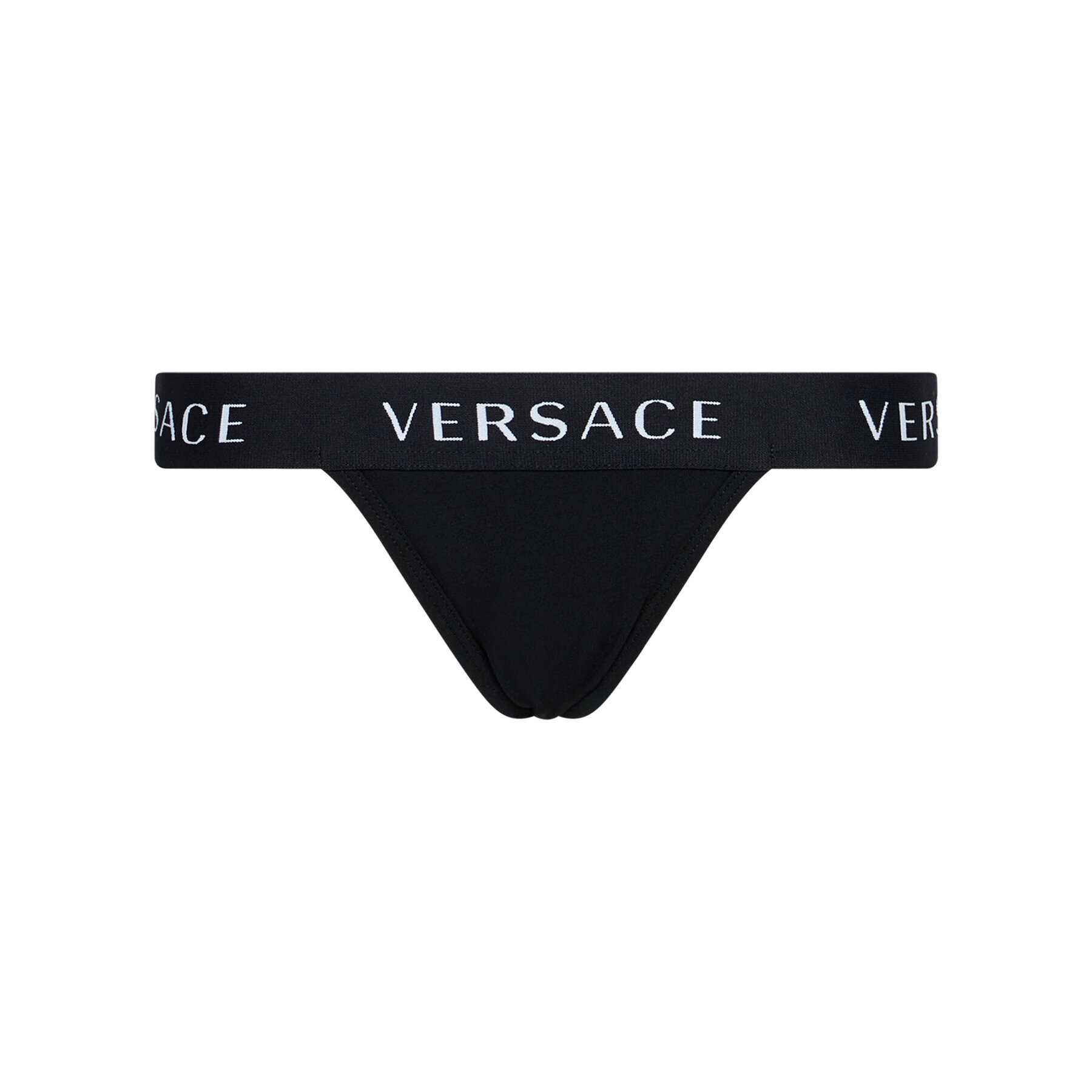 Versace Kalhotky string Donna AUD04070 Černá - Pepit.cz