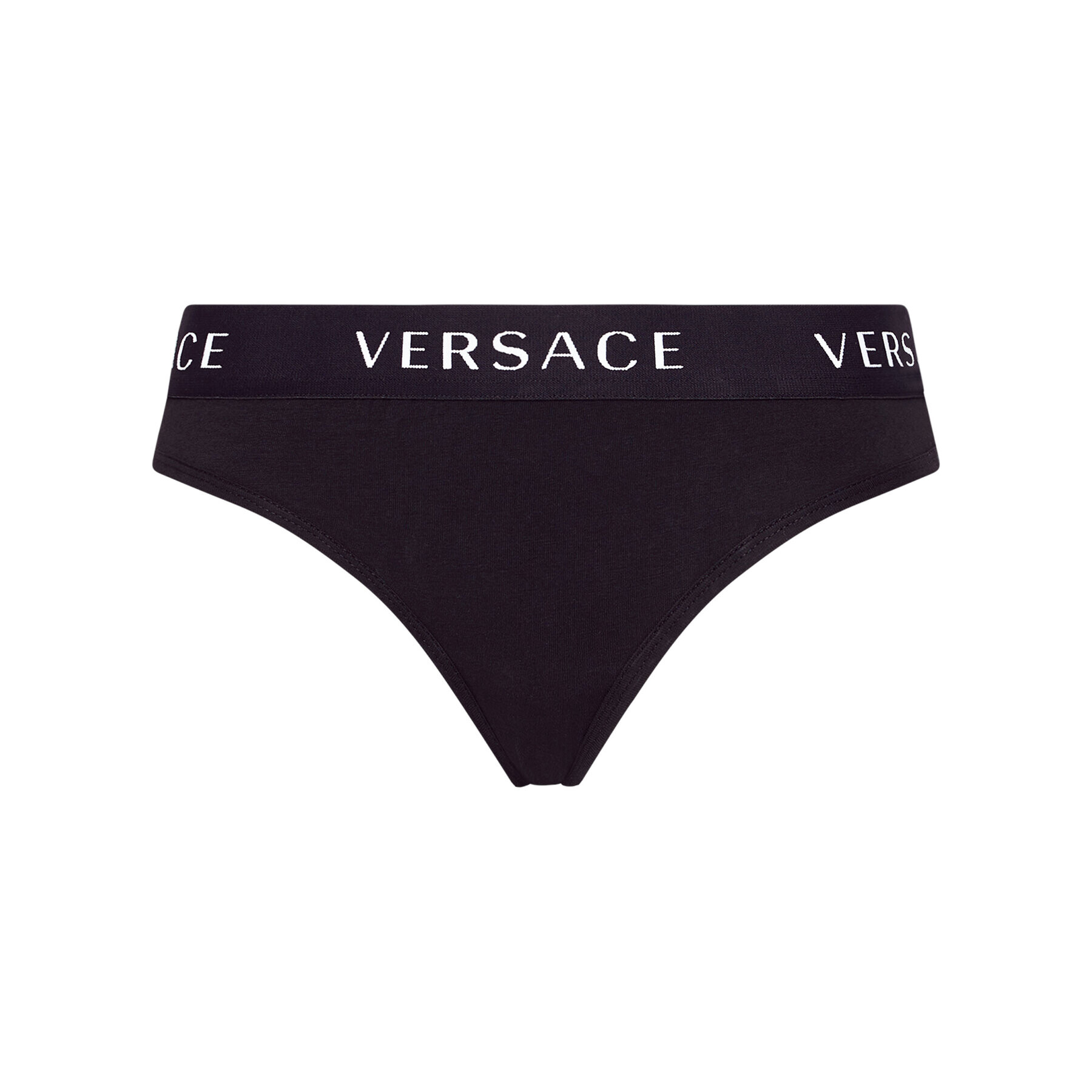 Versace Klasické kalhotky Logo AUD04071 Černá - Pepit.cz