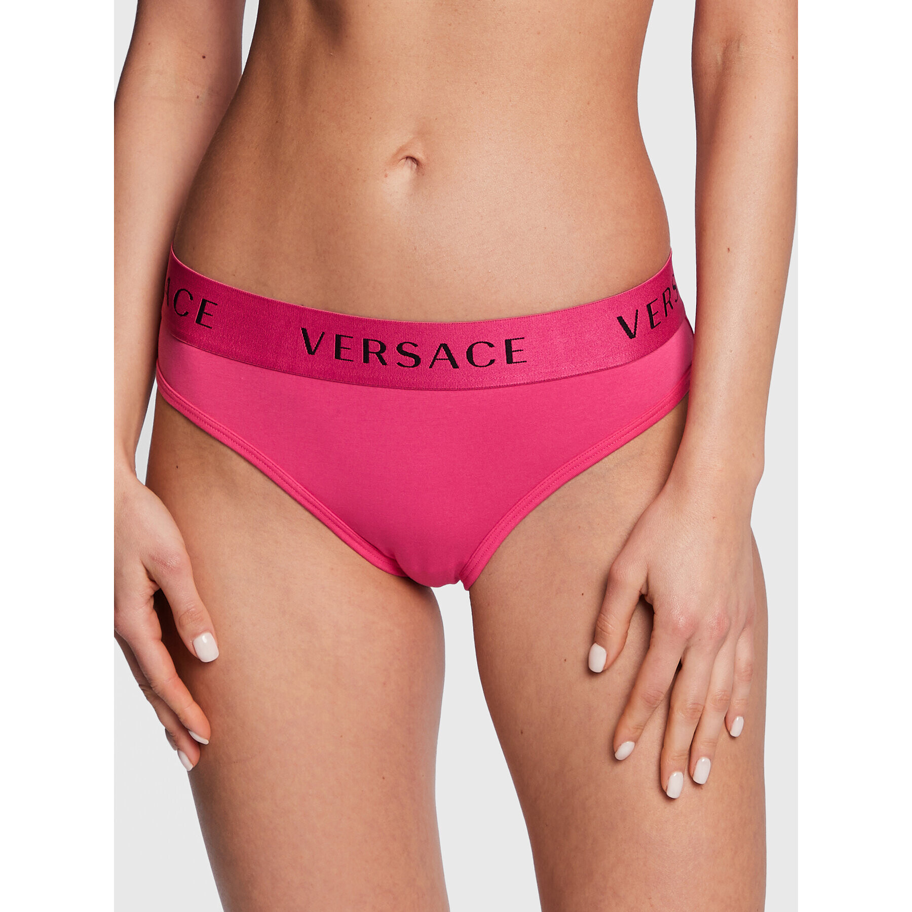 Versace Klasické kalhotky Logo AUD04071 Růžová - Pepit.cz