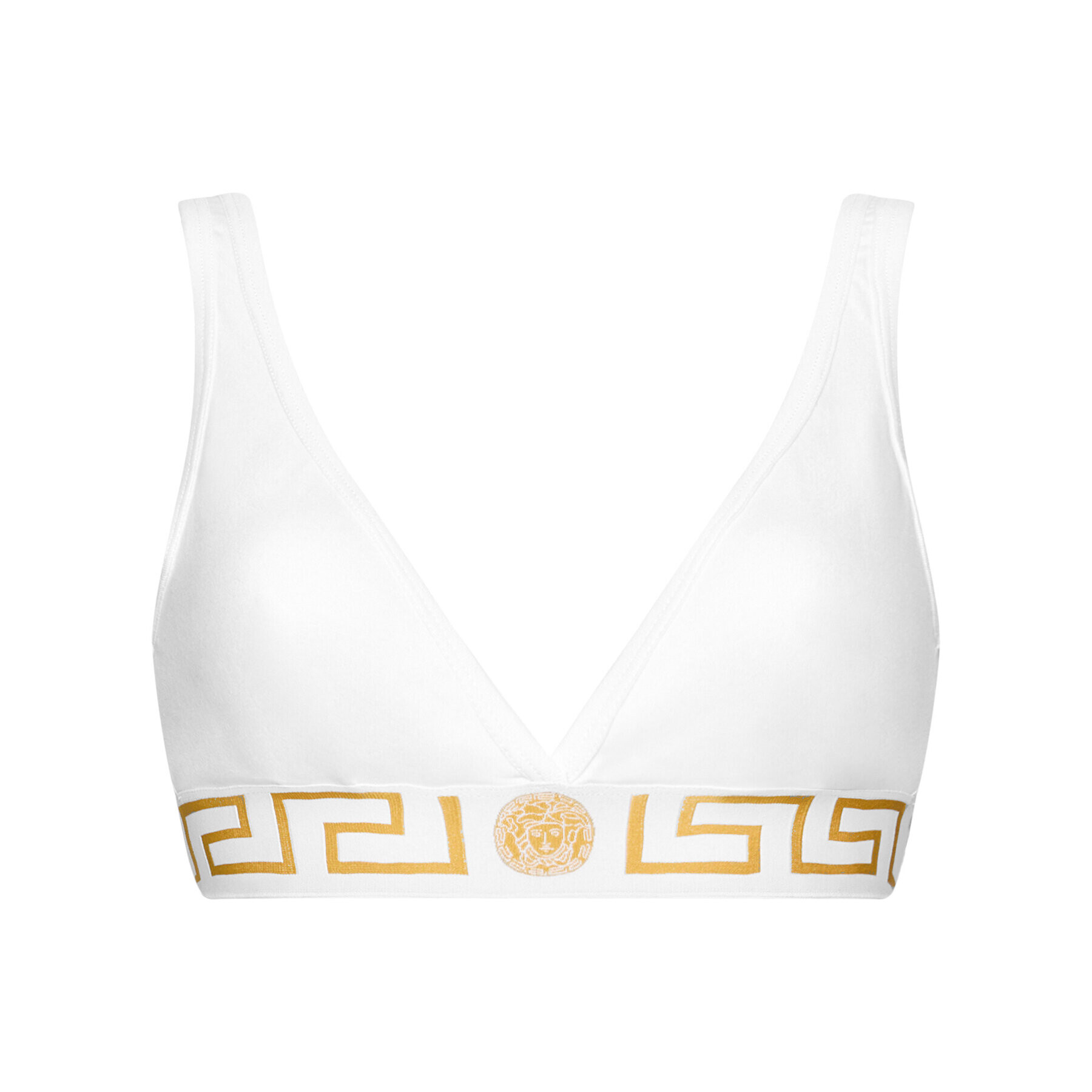 Versace Podprsenka Bralette Donna AUD01047 Bílá - Pepit.cz