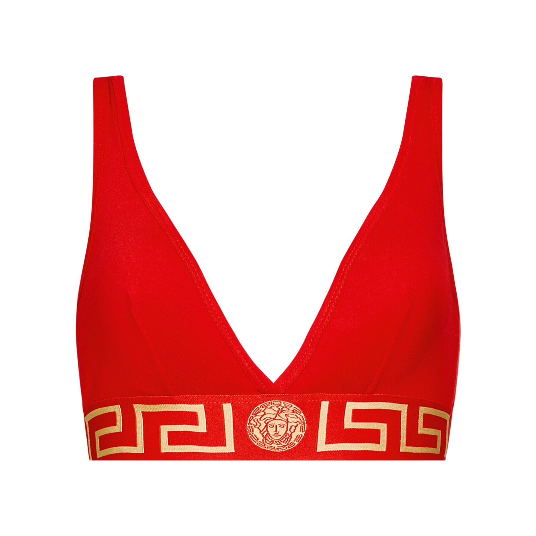 Versace Podprsenka Bralette Donna AUD01047 Červená - Pepit.cz