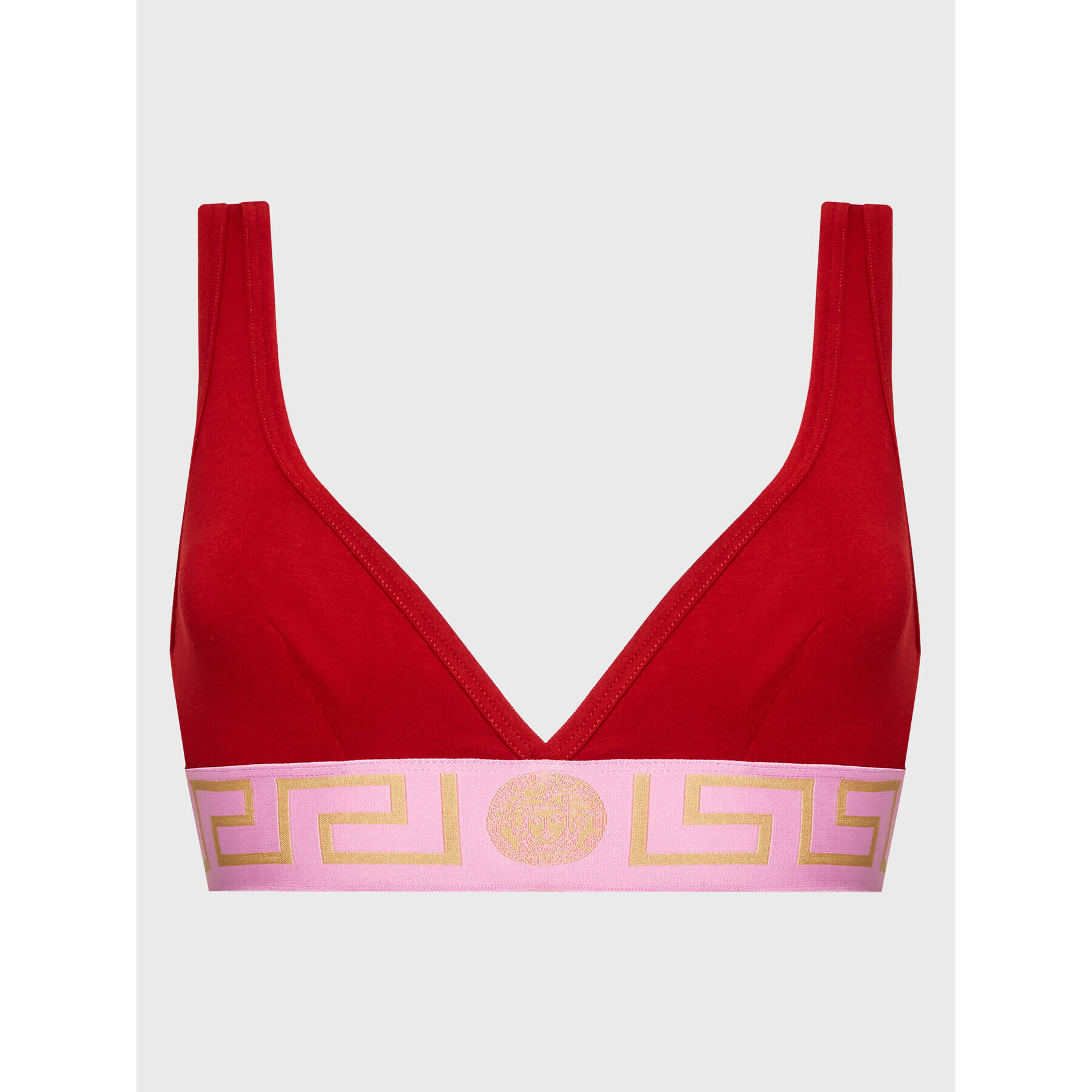 Versace Podprsenka Bralette Donna AUD01047 Červená - Pepit.cz