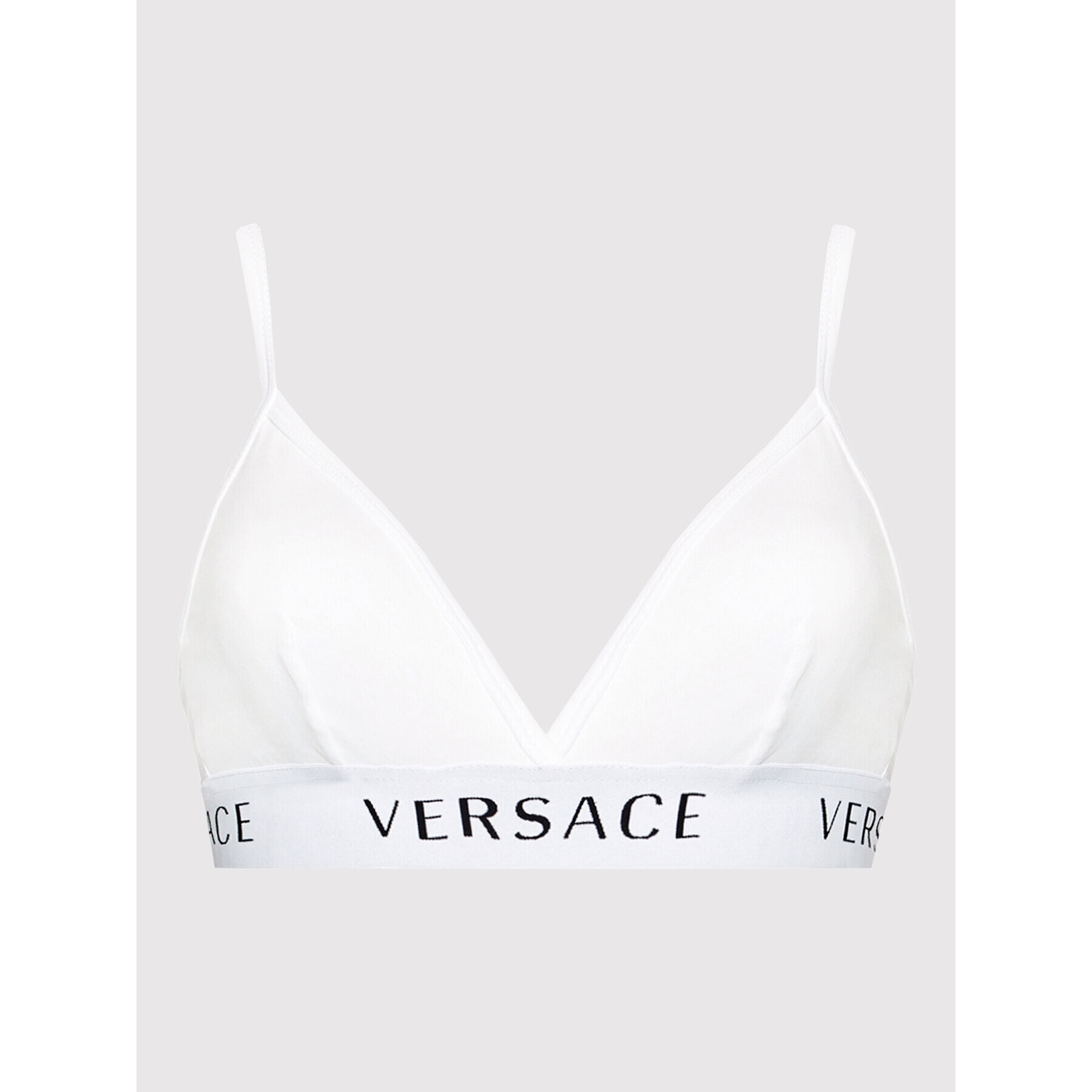 Versace Podprsenka Bralette Donna AUD04067 Bílá - Pepit.cz