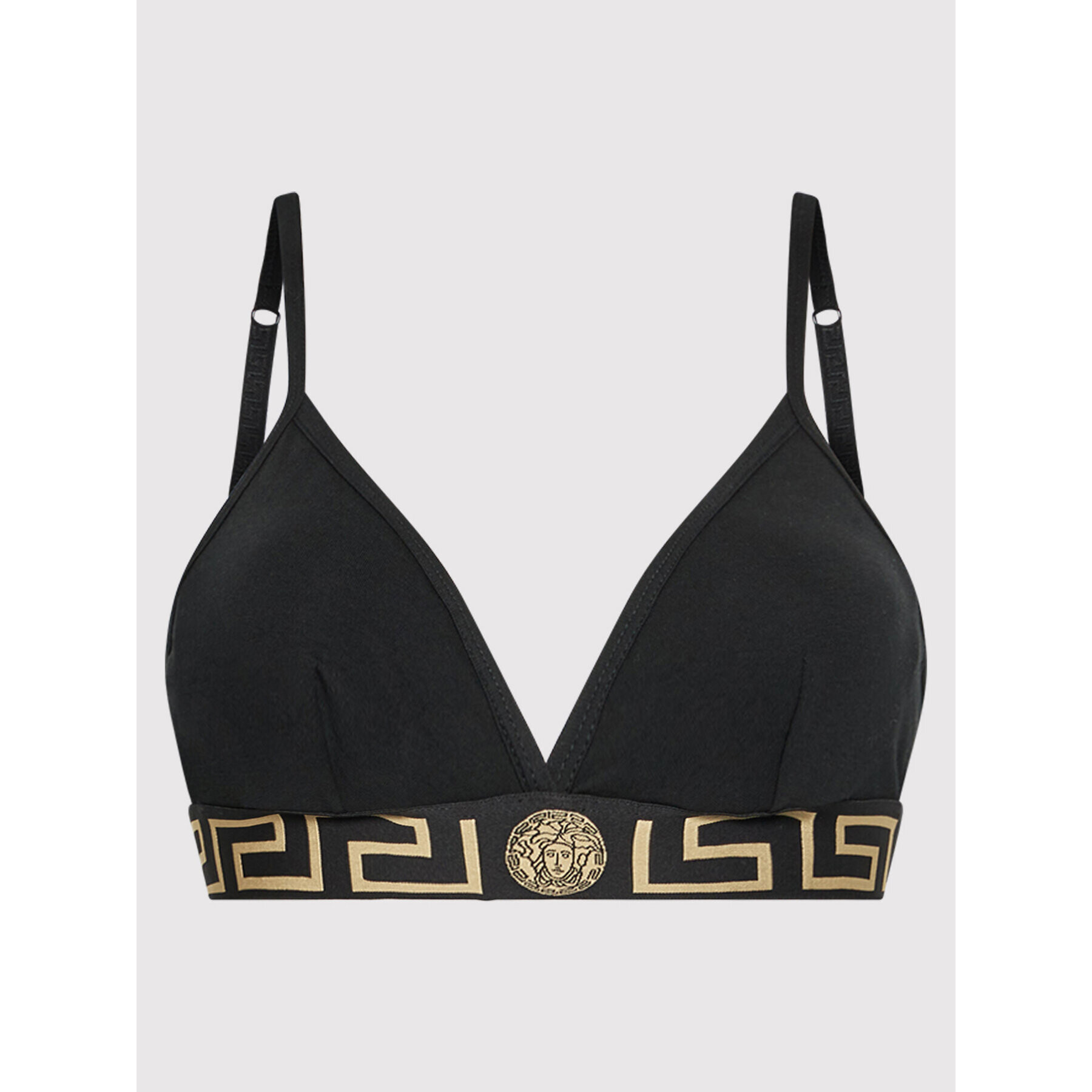 Versace Podprsenka Bralette Greca 1000656 Černá - Pepit.cz