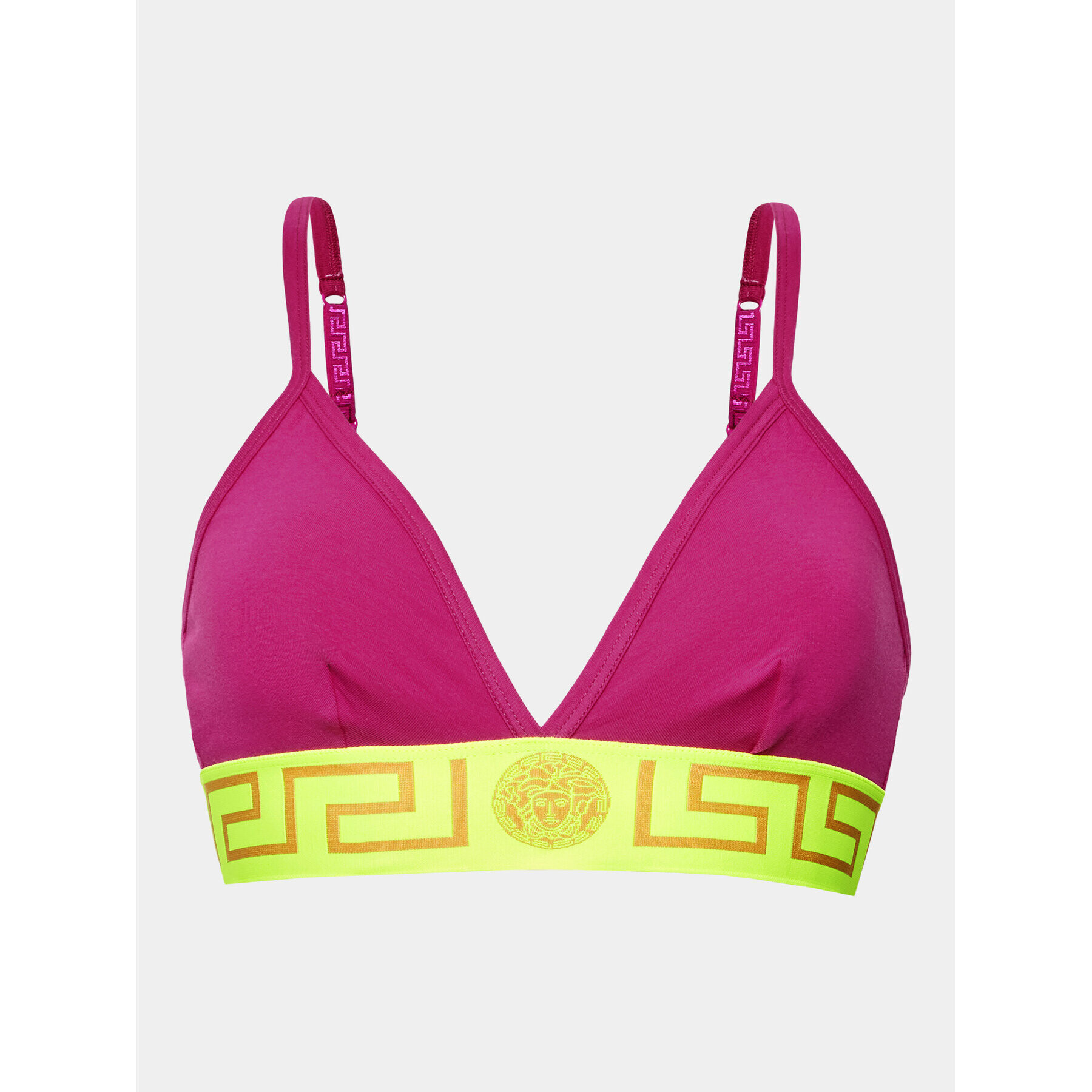 Versace Podprsenka Bralette Greca 1000656 Růžová - Pepit.cz