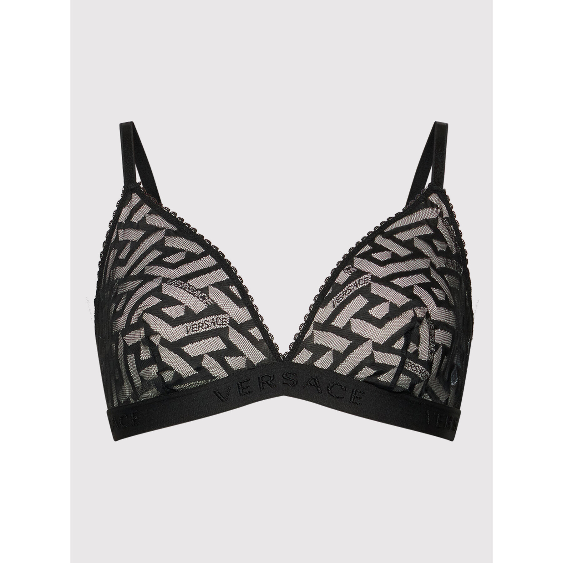 Versace Podprsenka Bralette Greca 1002121 Černá - Pepit.cz