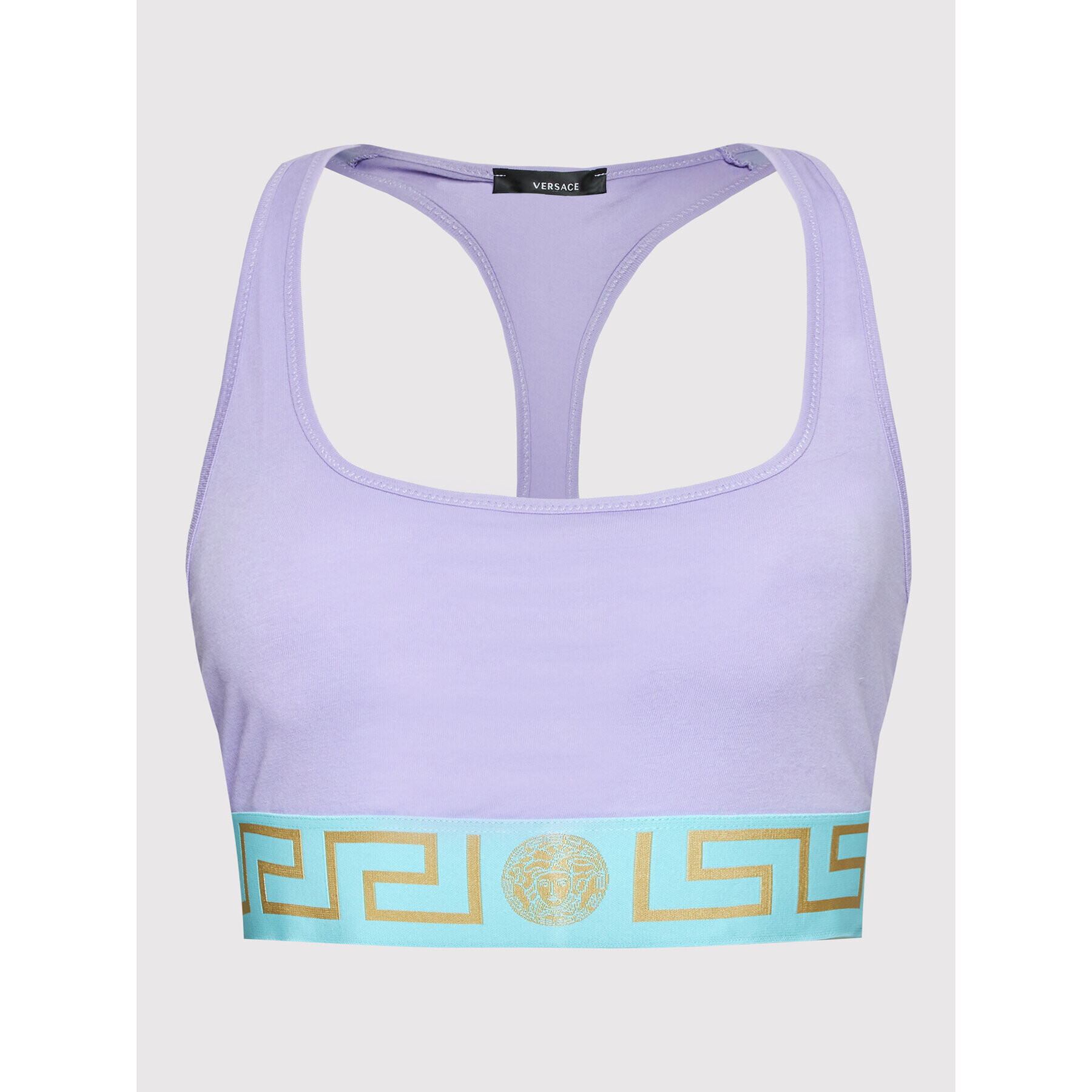 Versace Podprsenkový top Donna AUD01039 Fialová - Pepit.cz