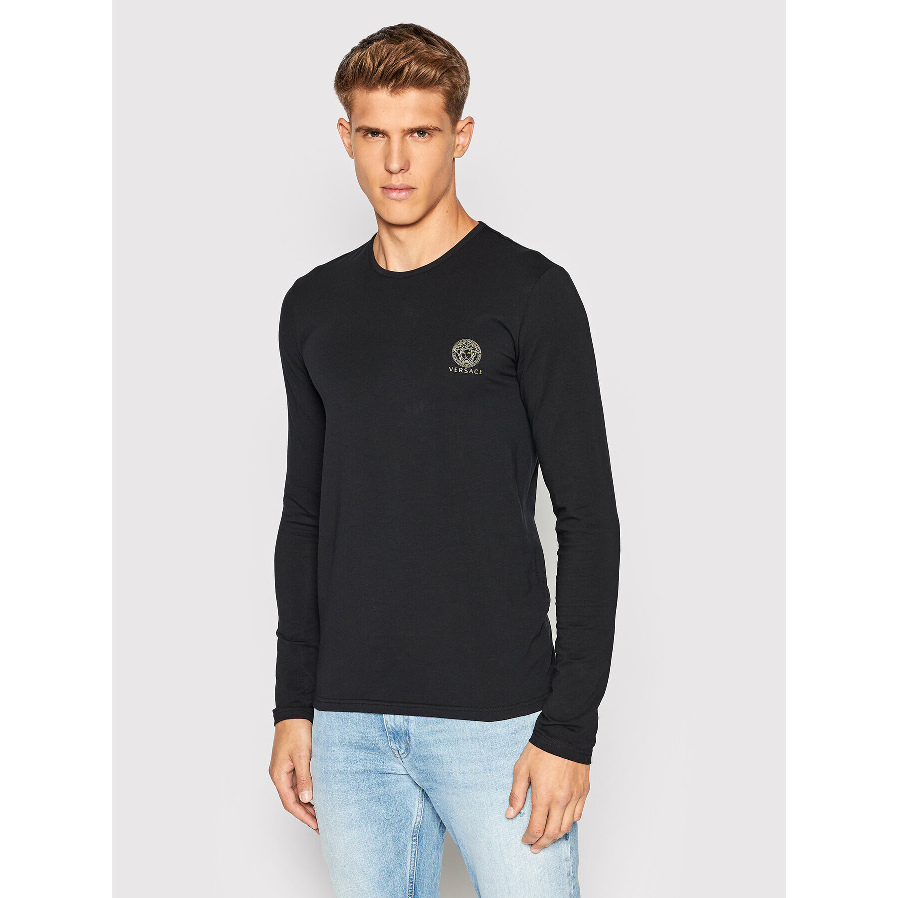 Versace Souprava 2 halenky AU10197 Černá Slim Fit - Pepit.cz