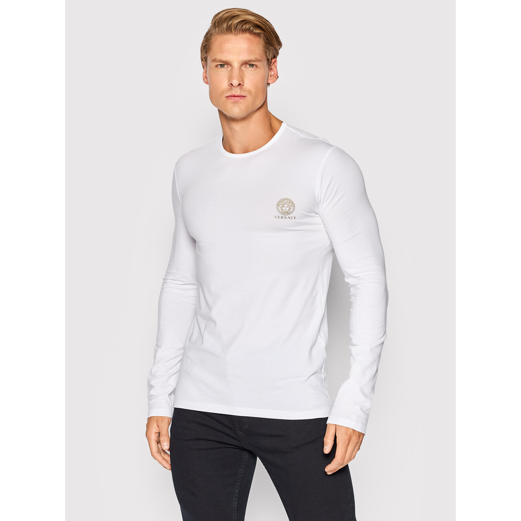 Versace Souprava 2 halenky Intimo AU10197 Barevná Slim Fit - Pepit.cz