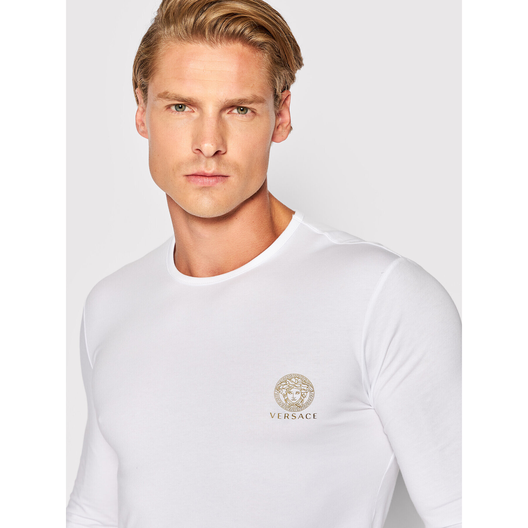 Versace Souprava 2 halenky Intimo AU10197 Barevná Slim Fit - Pepit.cz