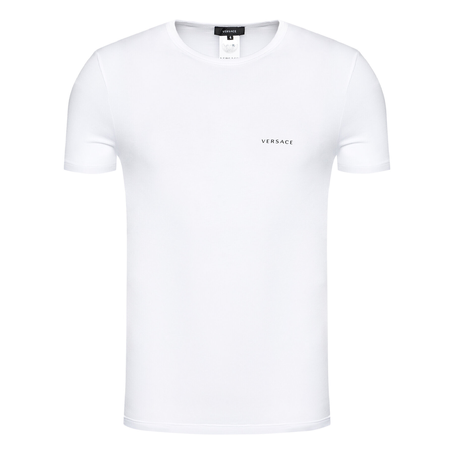 Versace T-Shirt Mc Girocollo AUU04023 Bílá Slim Fit - Pepit.cz