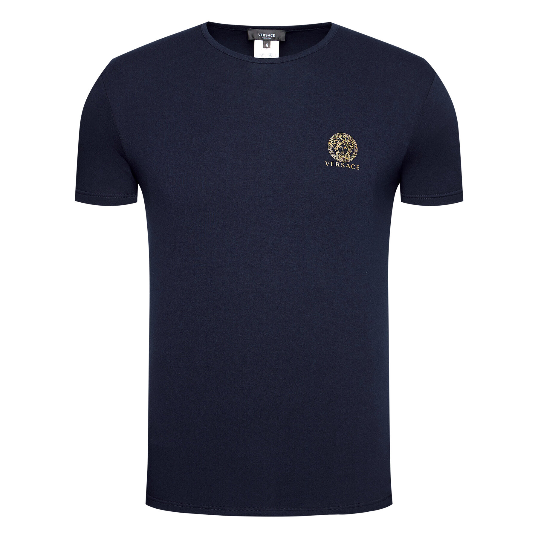 Versace T-Shirt Medusa AUU01005 Tmavomodrá Regular Fit - Pepit.cz