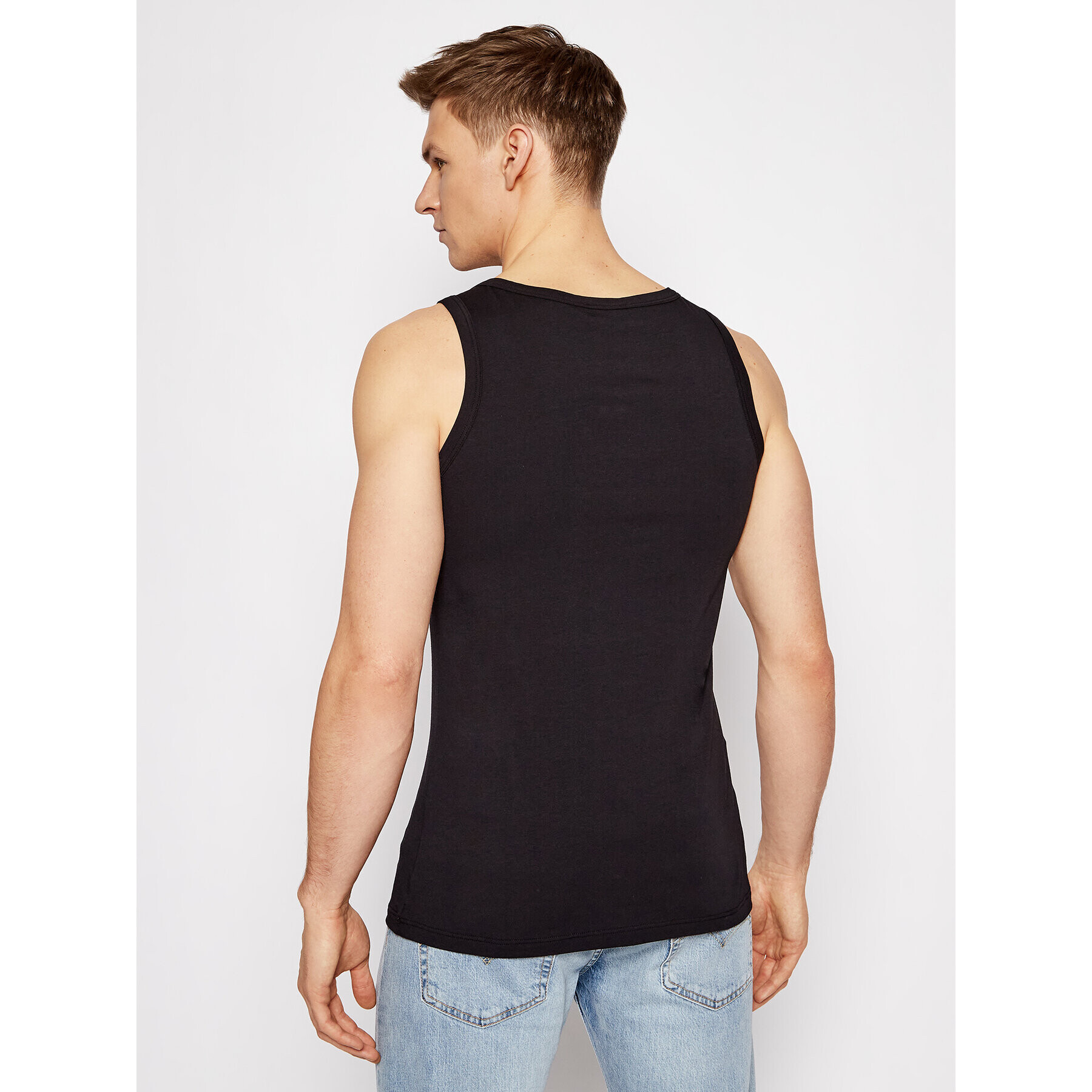 Versace Tank top Canotta AUU04022 Černá Slim Fit - Pepit.cz