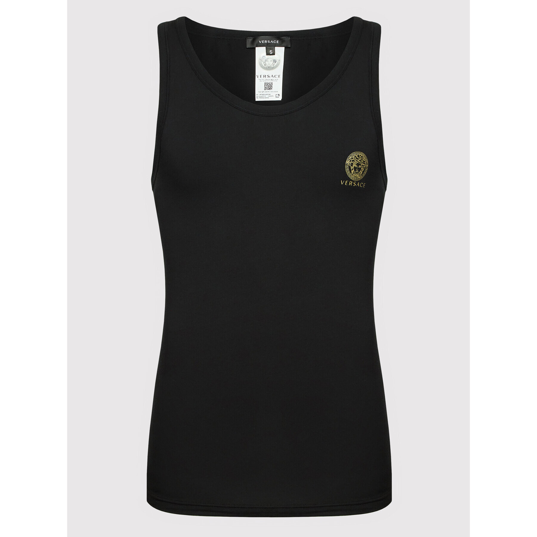 Versace Tank top Medusa AUU01012 Černá Regular Fit - Pepit.cz