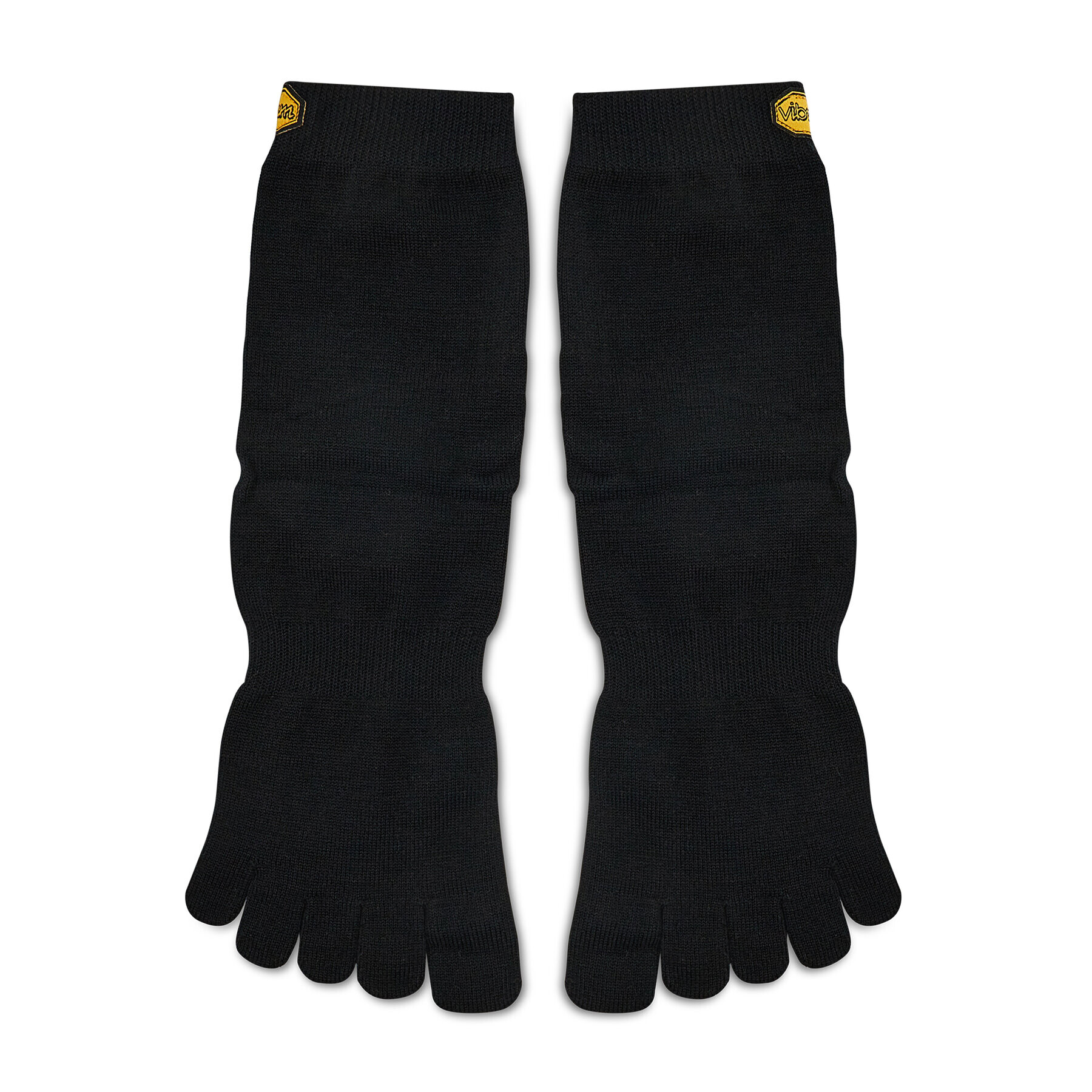 Vibram Fivefingers Sada 2 párů vysokých ponožek unisex Wool Blend Crew S15C12P Černá - Pepit.cz