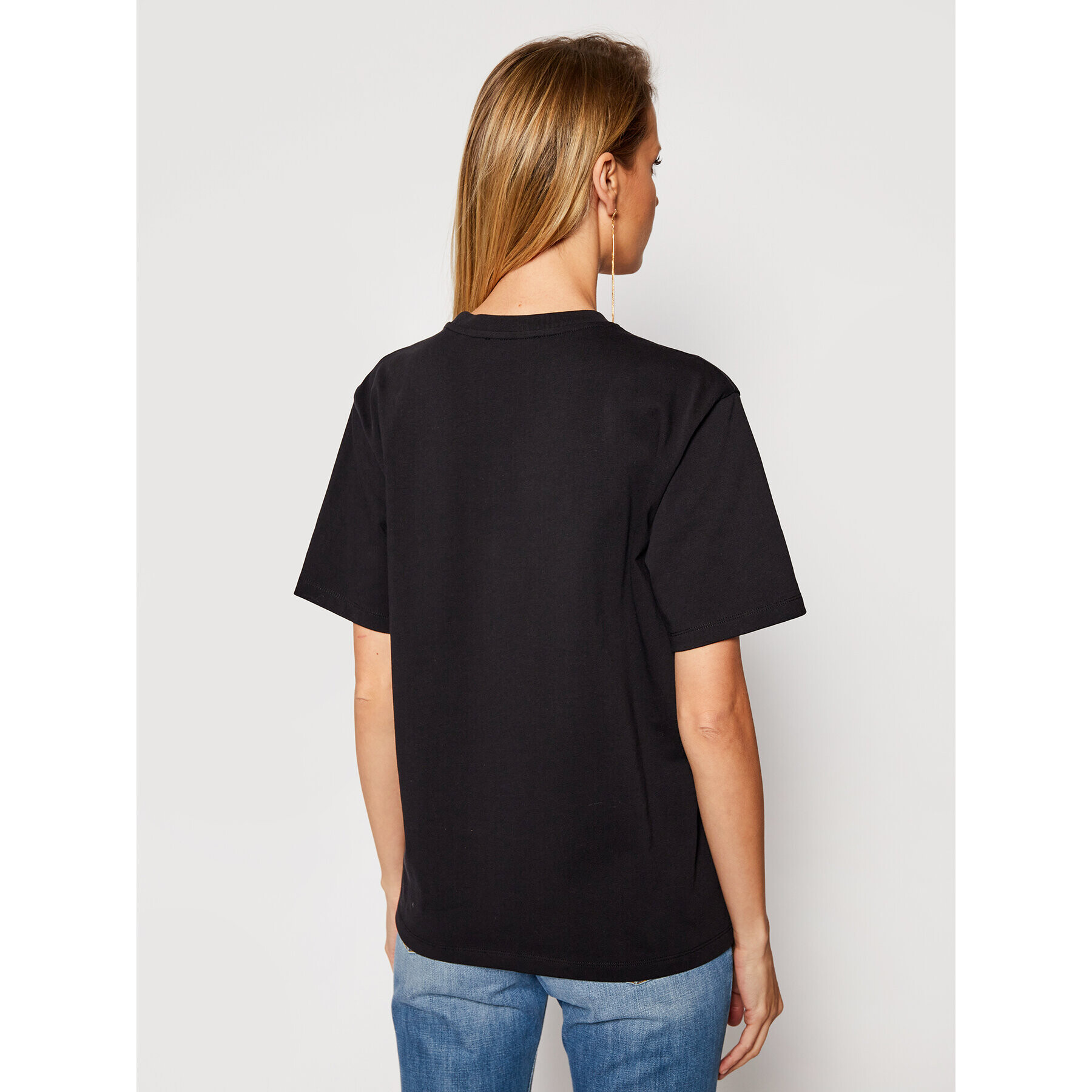 Victoria Victoria Beckham T-Shirt Heavy 2121JTS002408A Černá Regular Fit - Pepit.cz