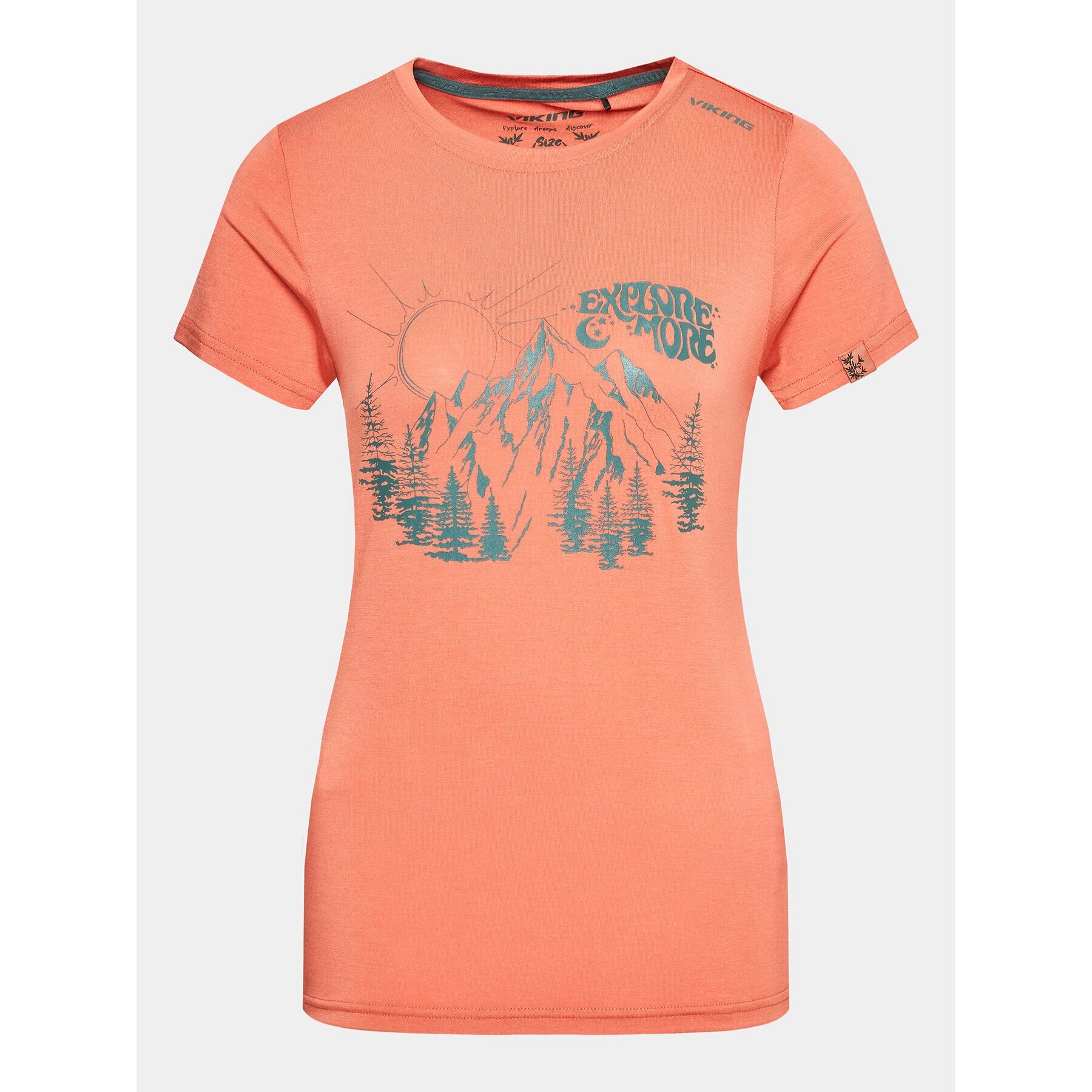 Viking T-Shirt Bamboo Hopi Lady 500/25/6656 Růžová Regular Fit - Pepit.cz